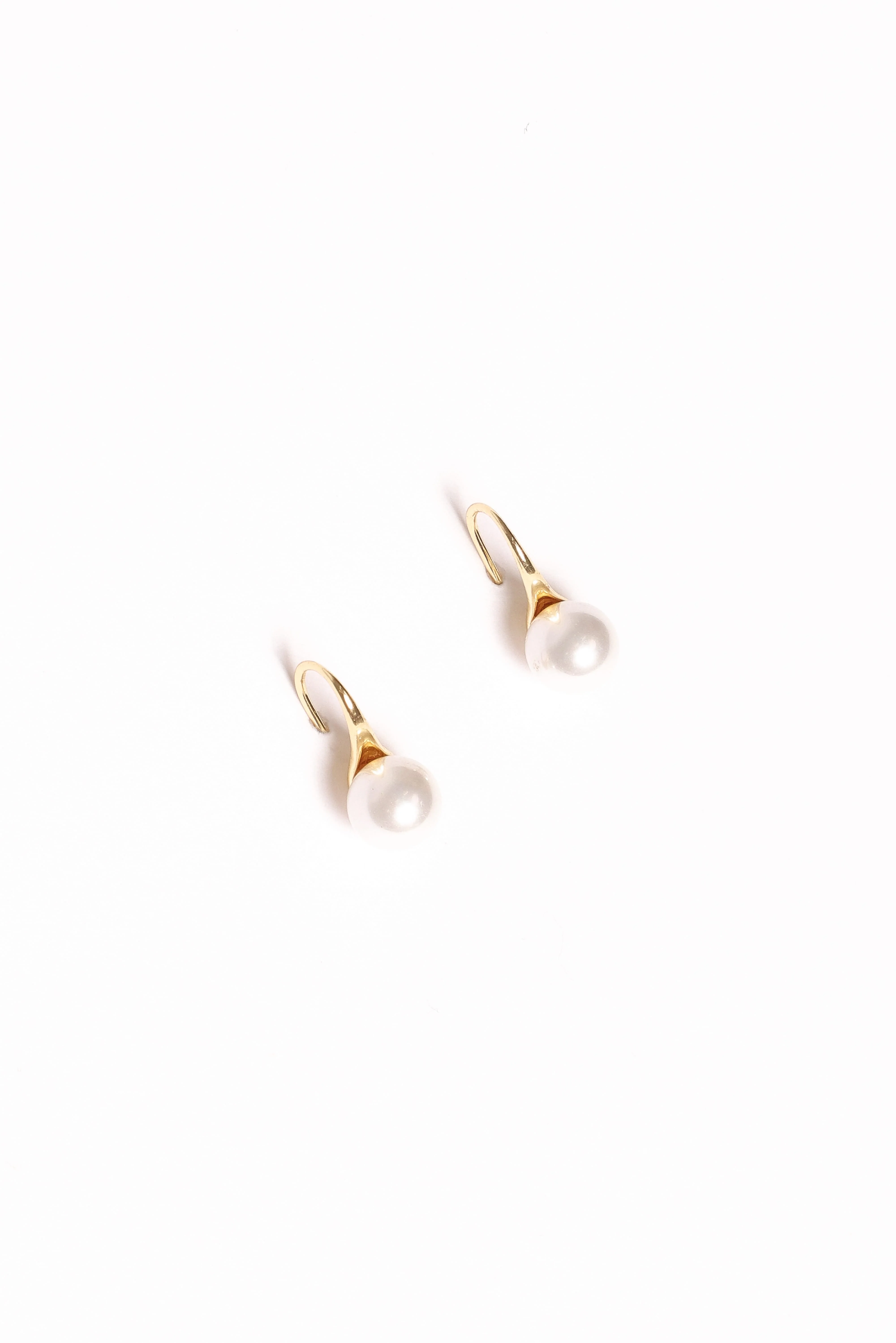 Finley Earrings - Gold/Pearl - Image 2