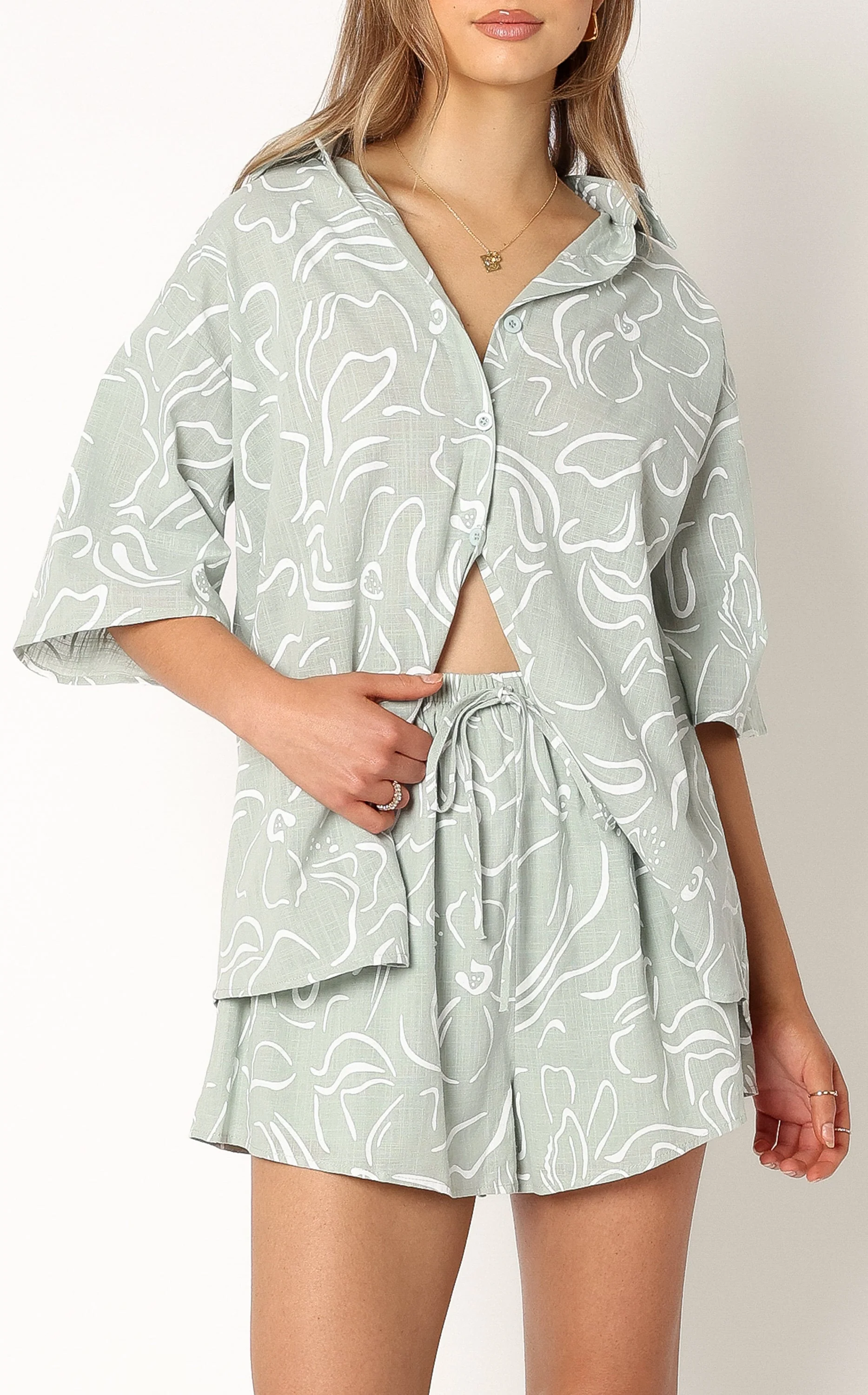 Fiorelli Short Set - Sage - Image 8