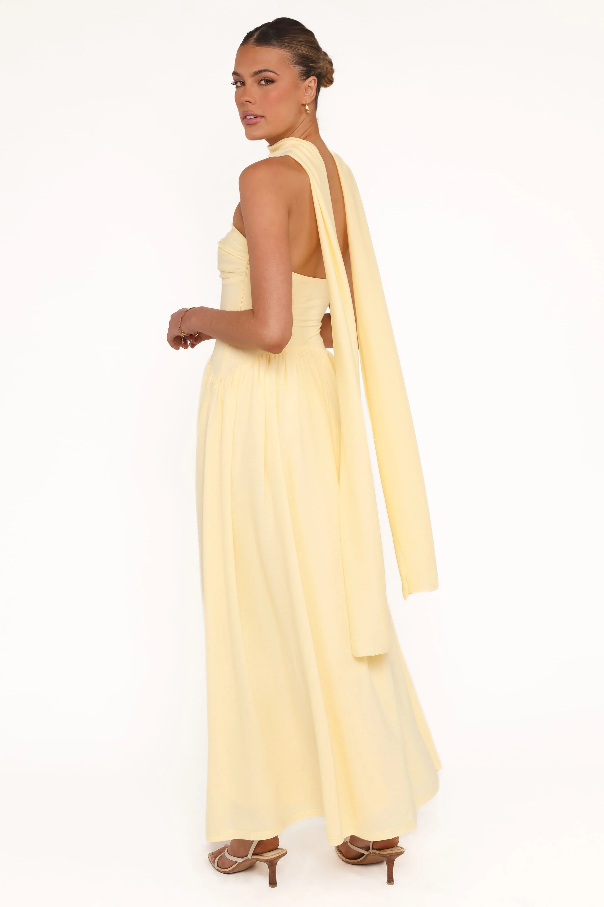 Flaxton Midi Dress - Butter Yellow - Image 2
