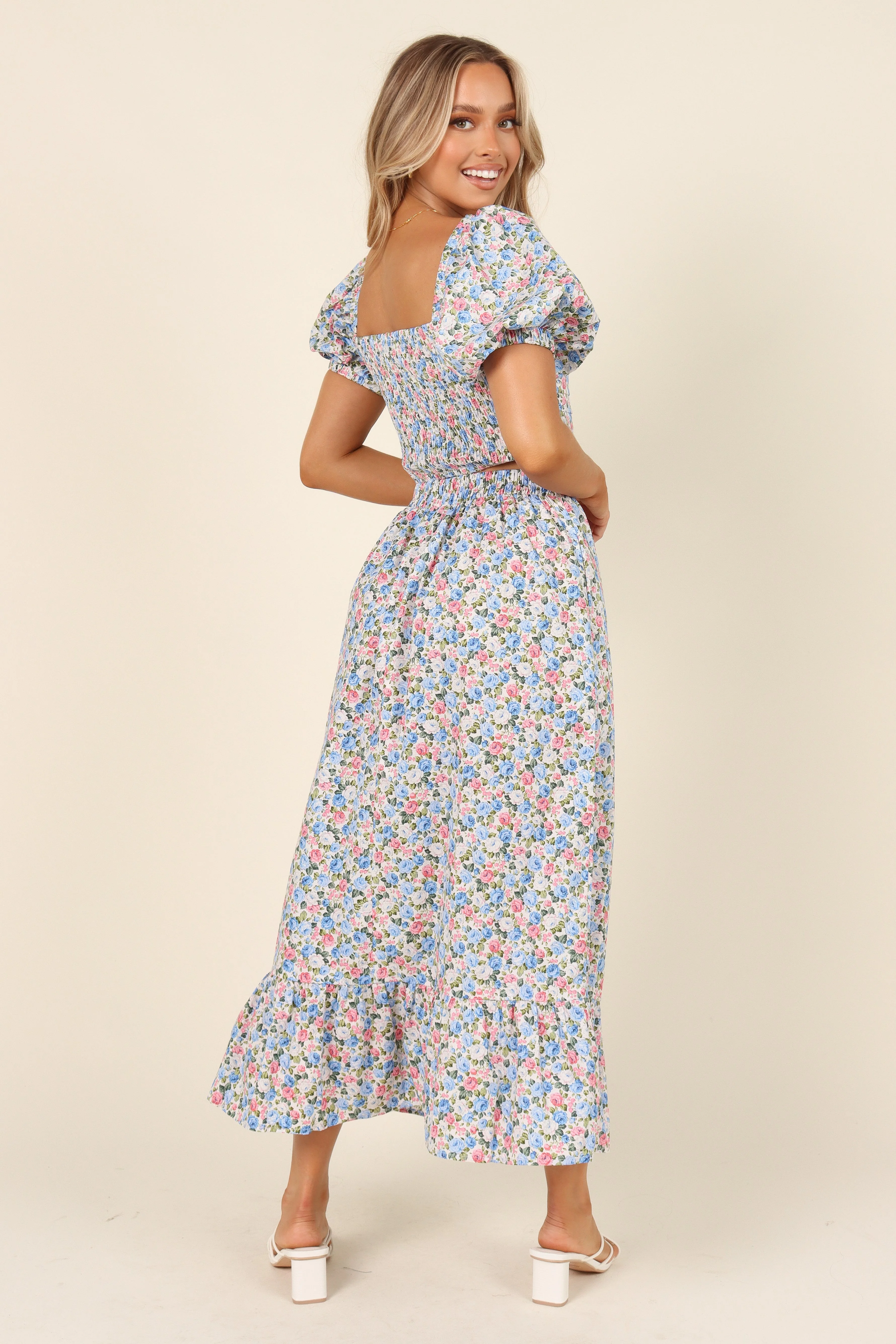 Fleur Skirt - Blue Floral - Image 5