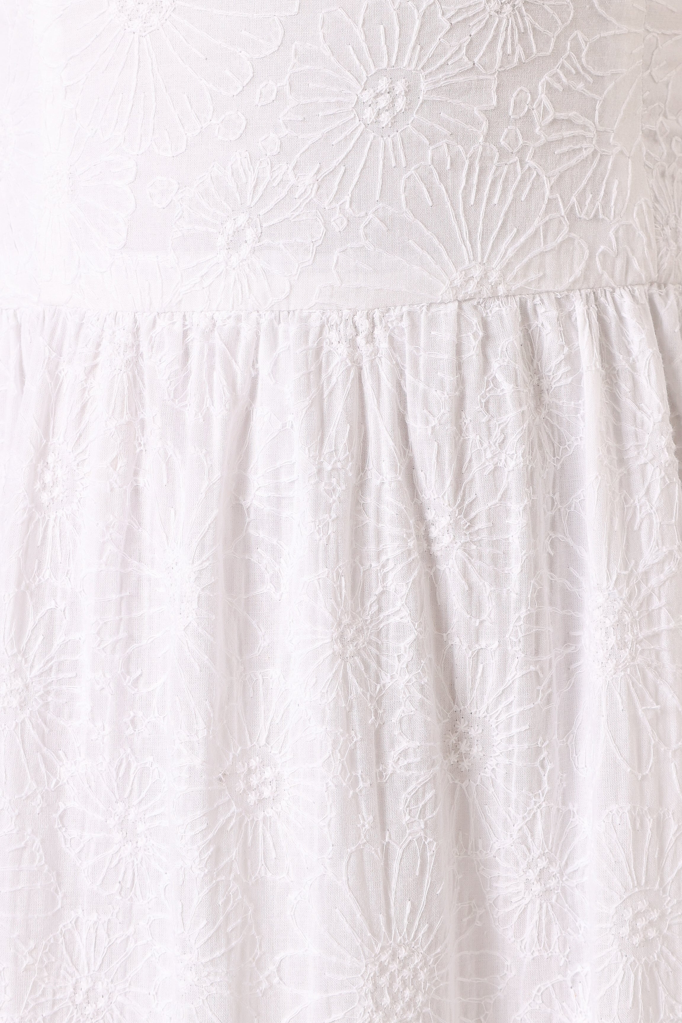 Florina Midi Dress - White Floral - Image 7