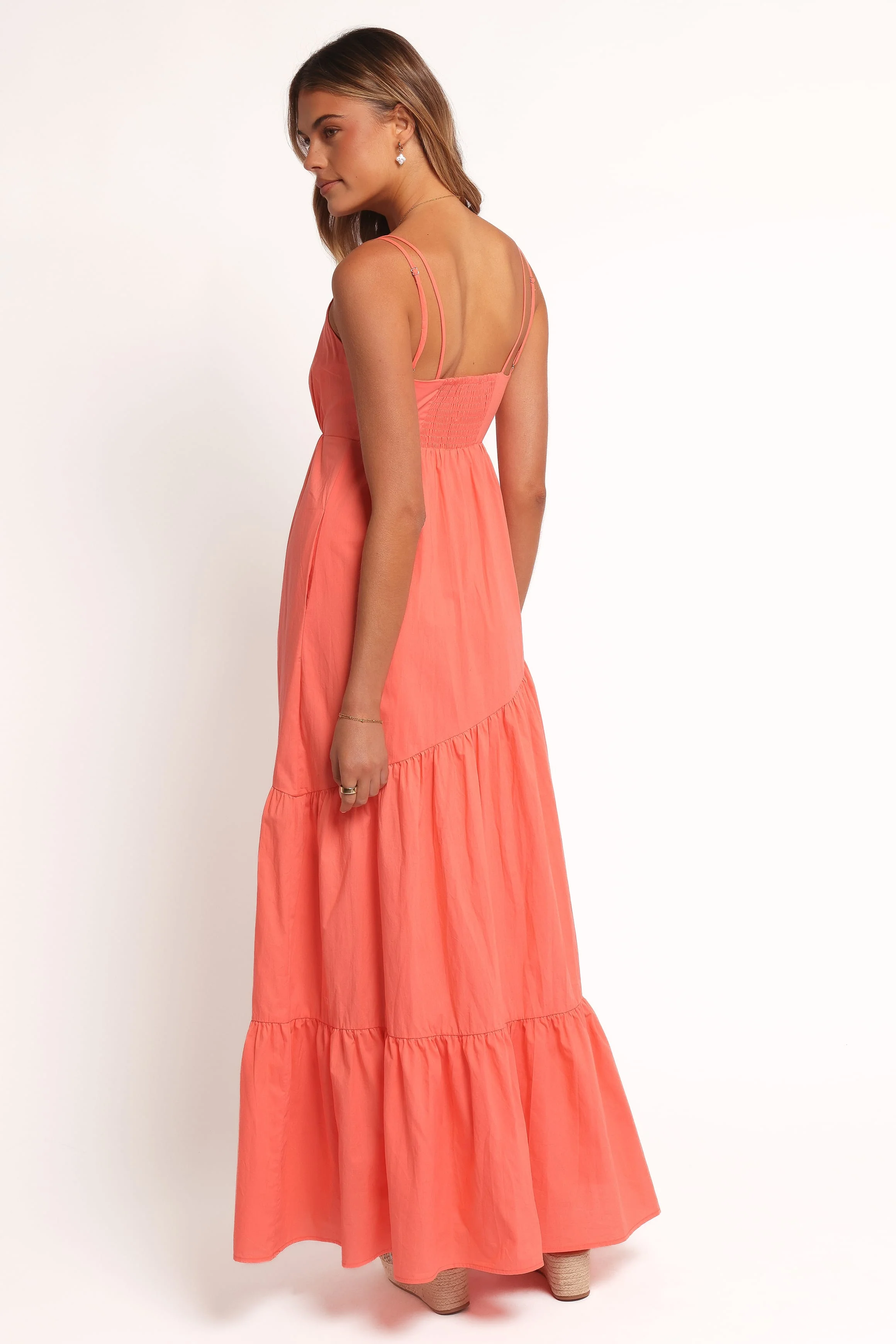 Forbes Maxi Dress - Coral - Image 5
