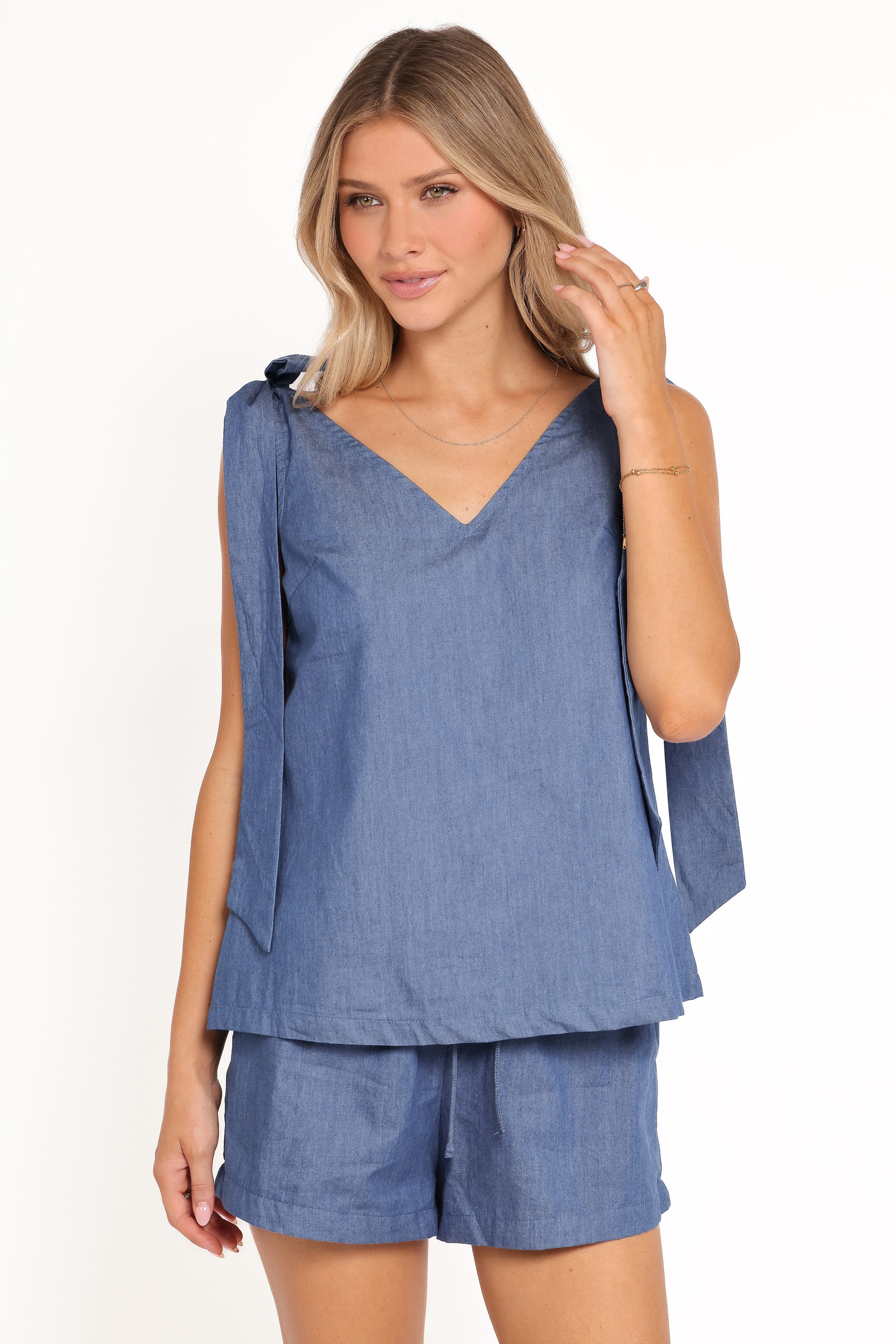 Francis Short Set - Denim - Image 2