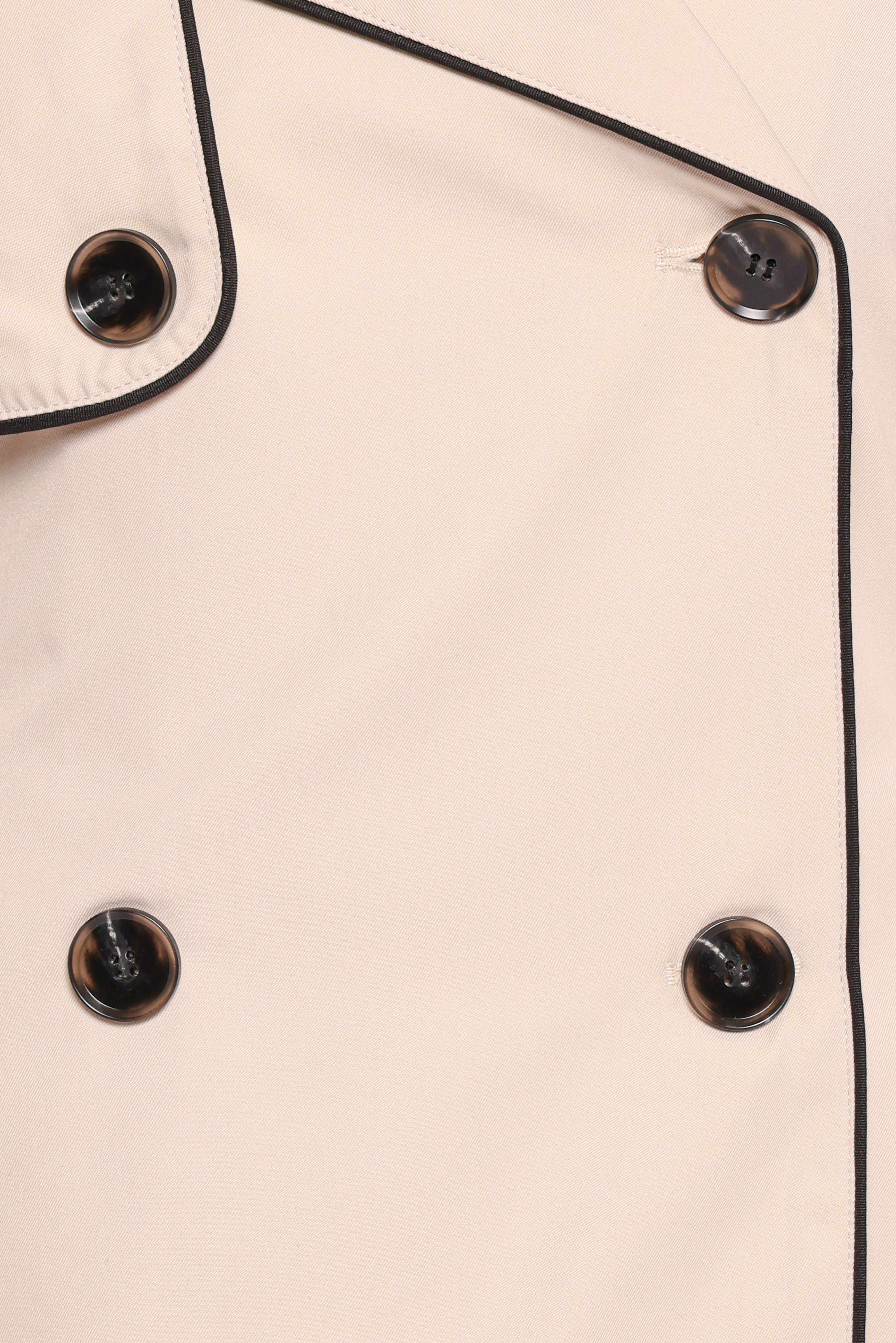 Franklin Cropped Trench - Ecru - Image 8