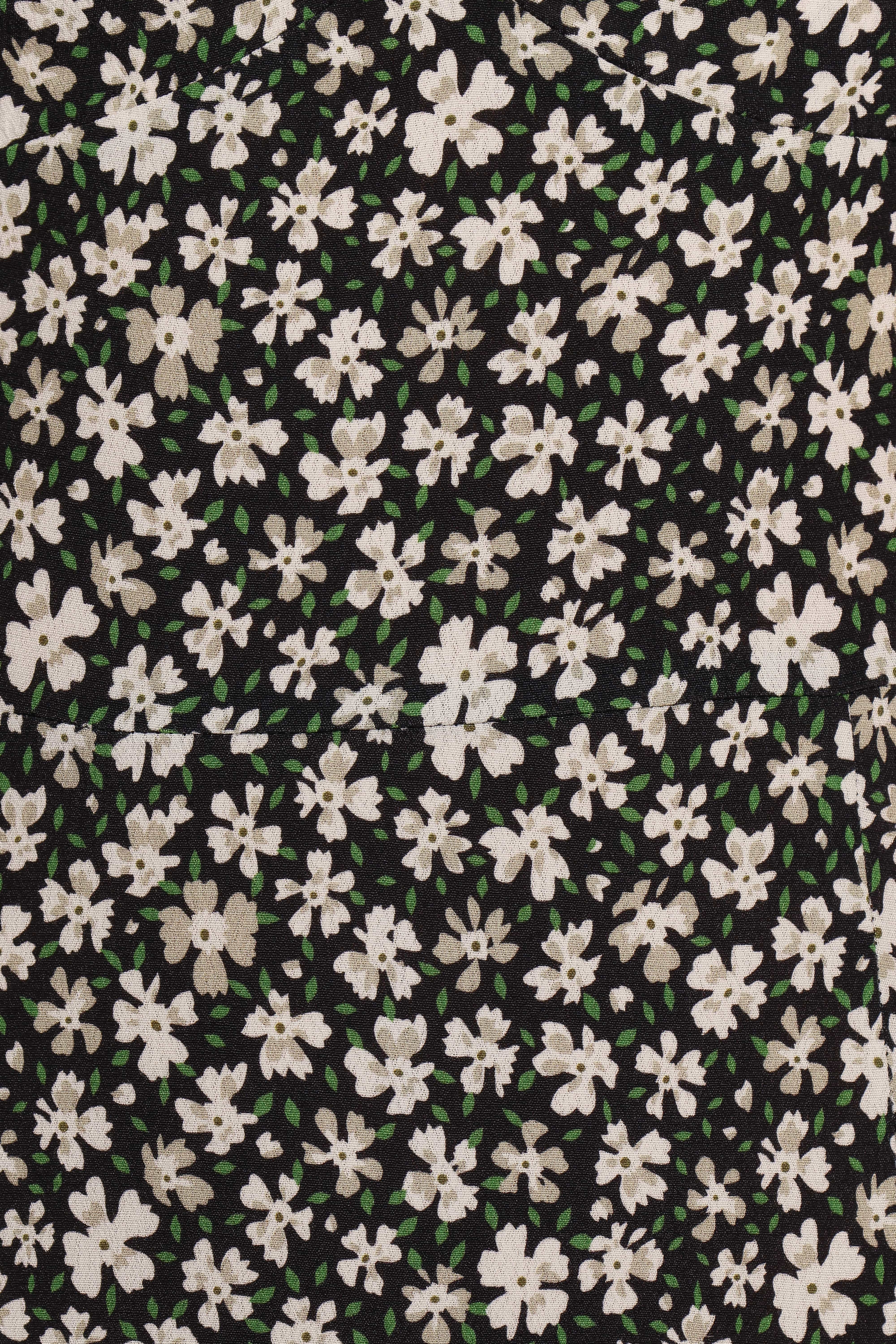 Franklin Dress - Black Floral - Image 7
