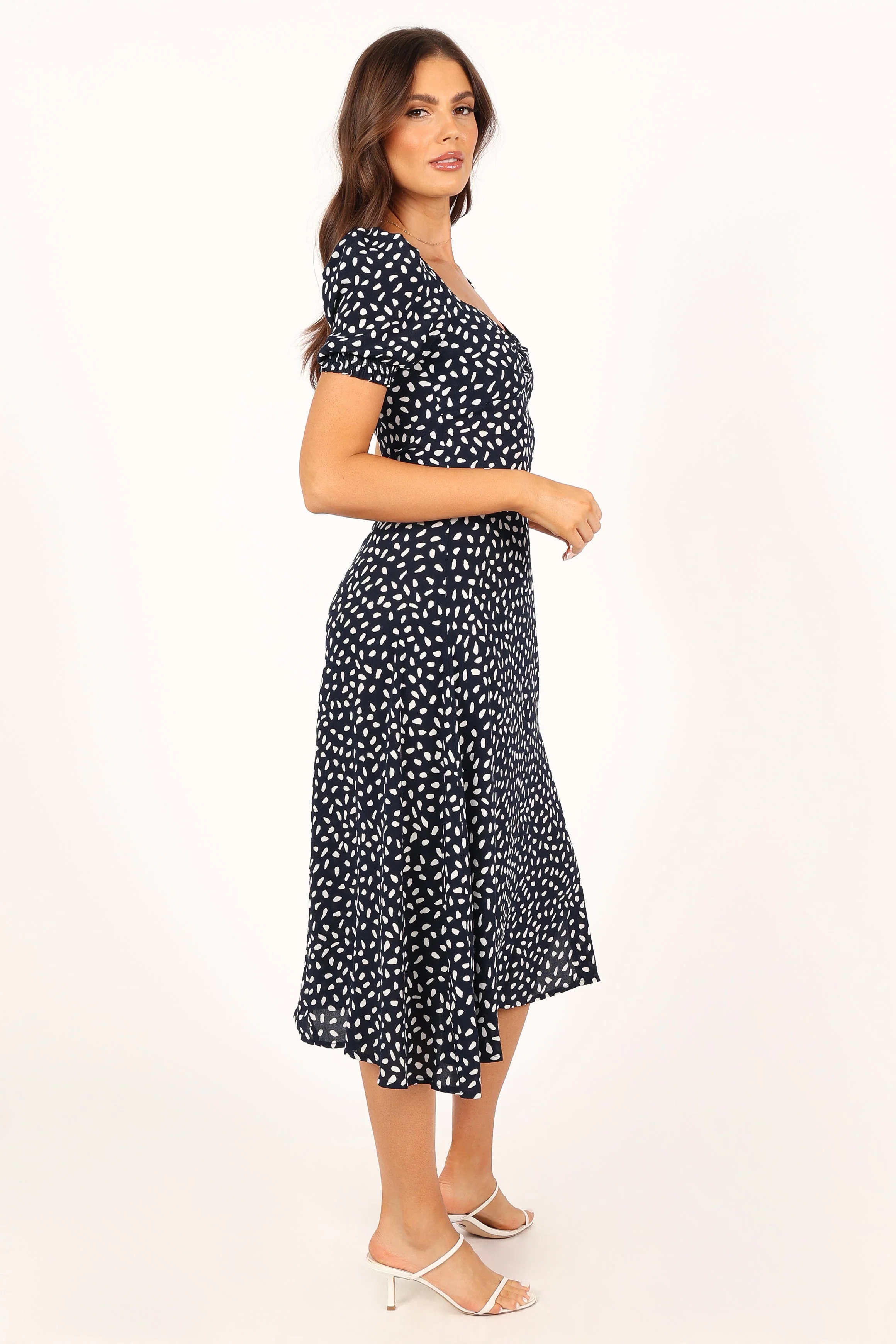 Franklin Dress - Navy Print - Image 12