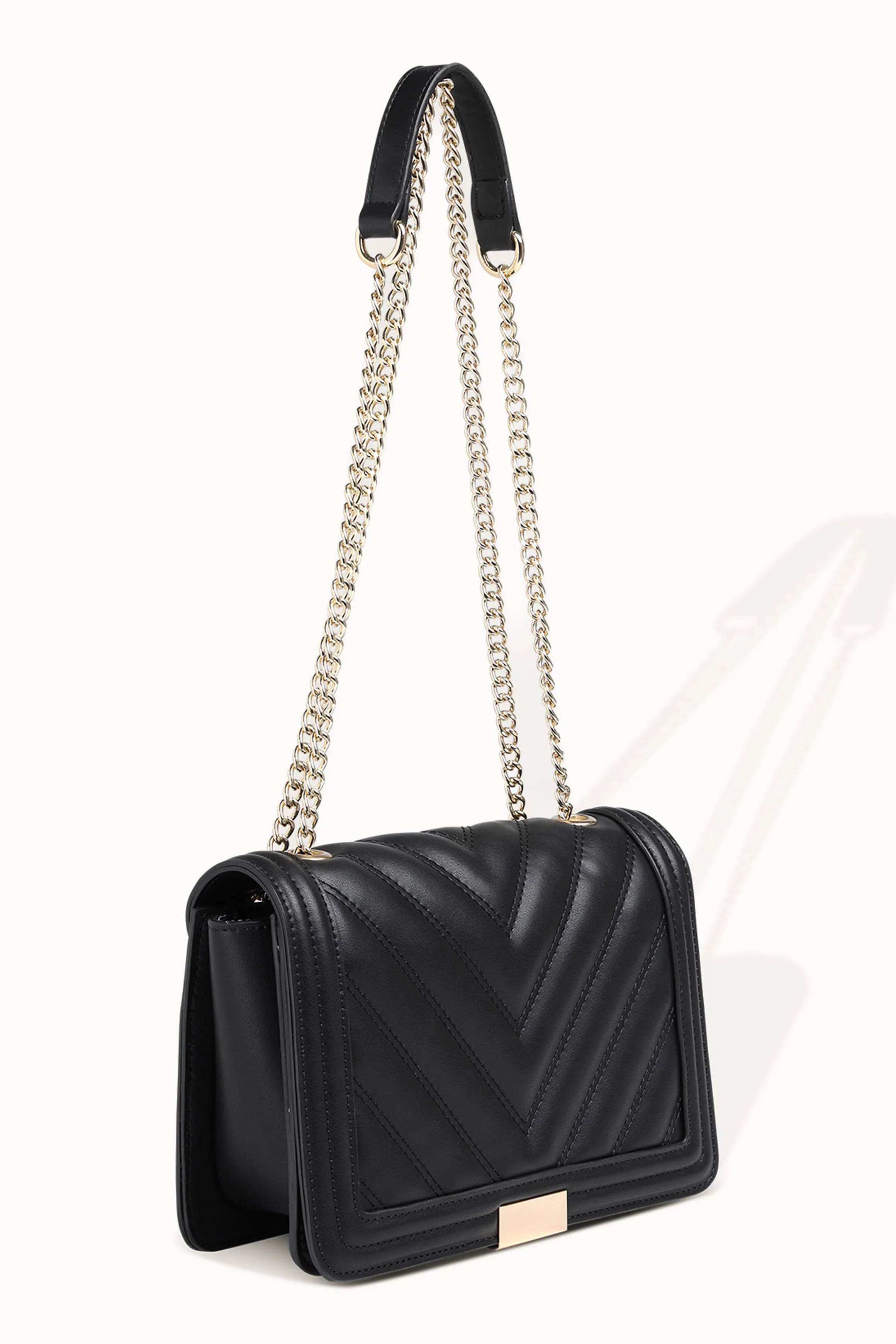 Genevieve Shoulder Bag - Black - Image 9