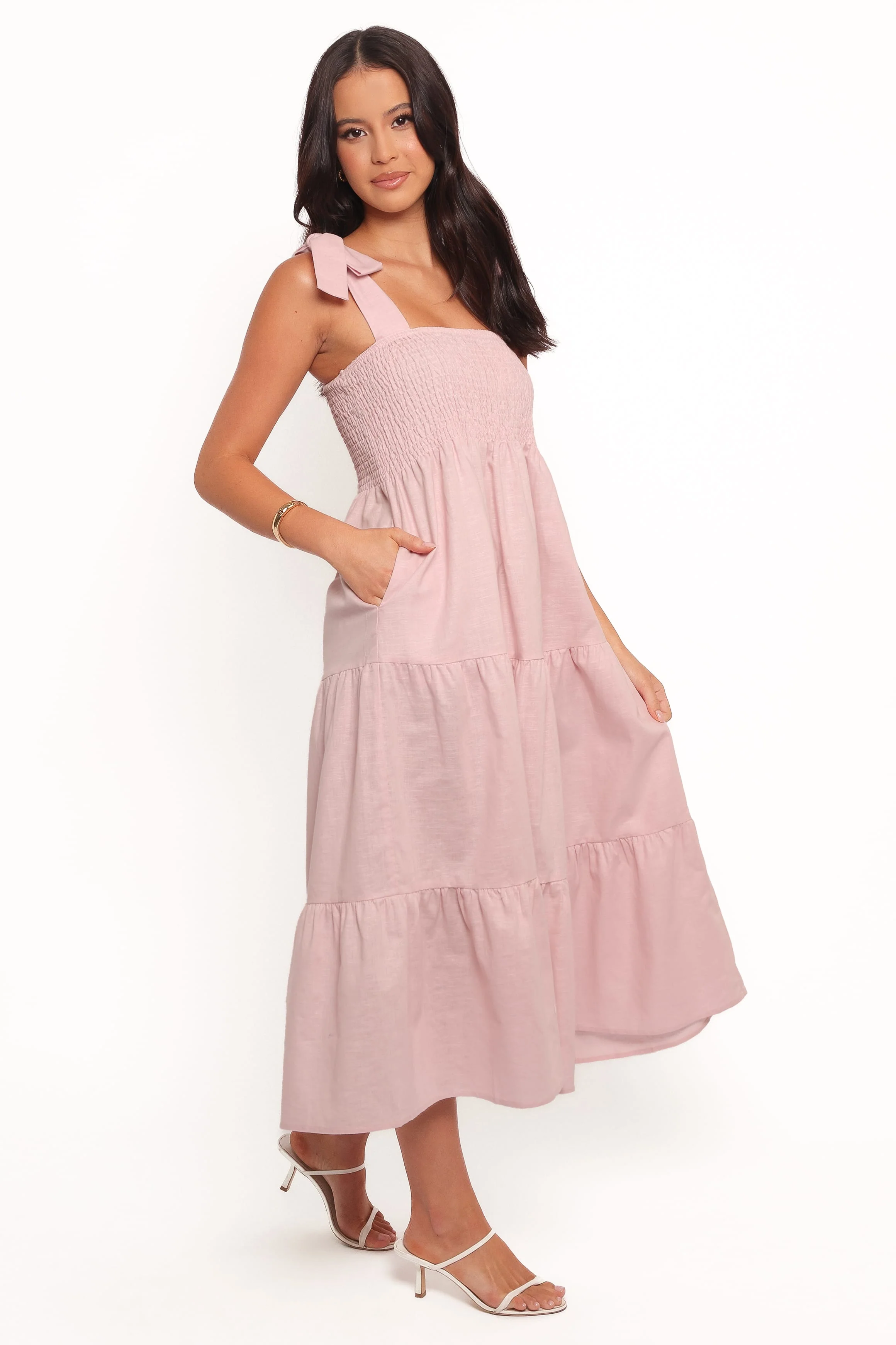 Giorgi Midi Dress - Pink - Image 5