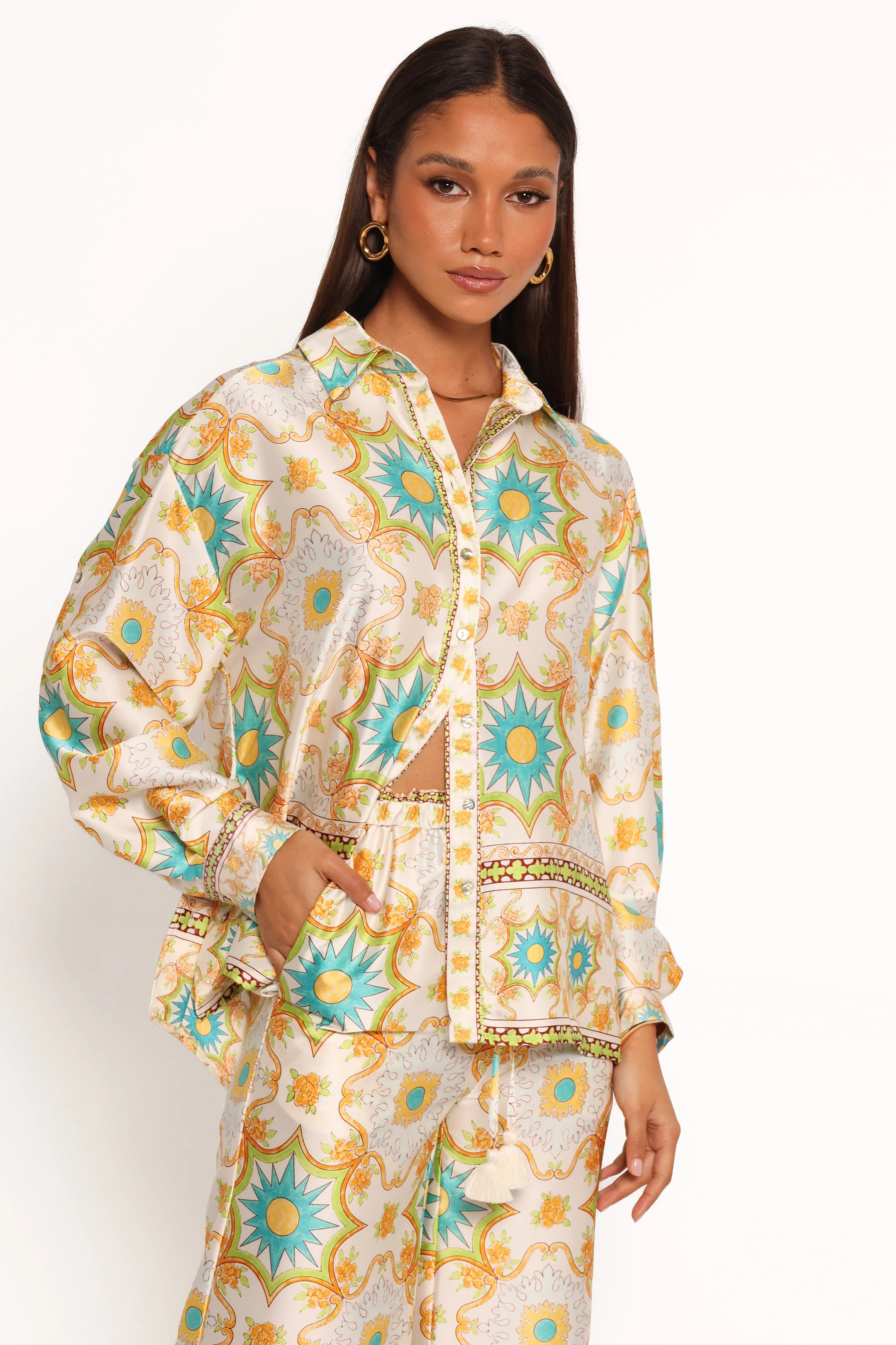 Gretel Shirt - White Multi - Image 6
