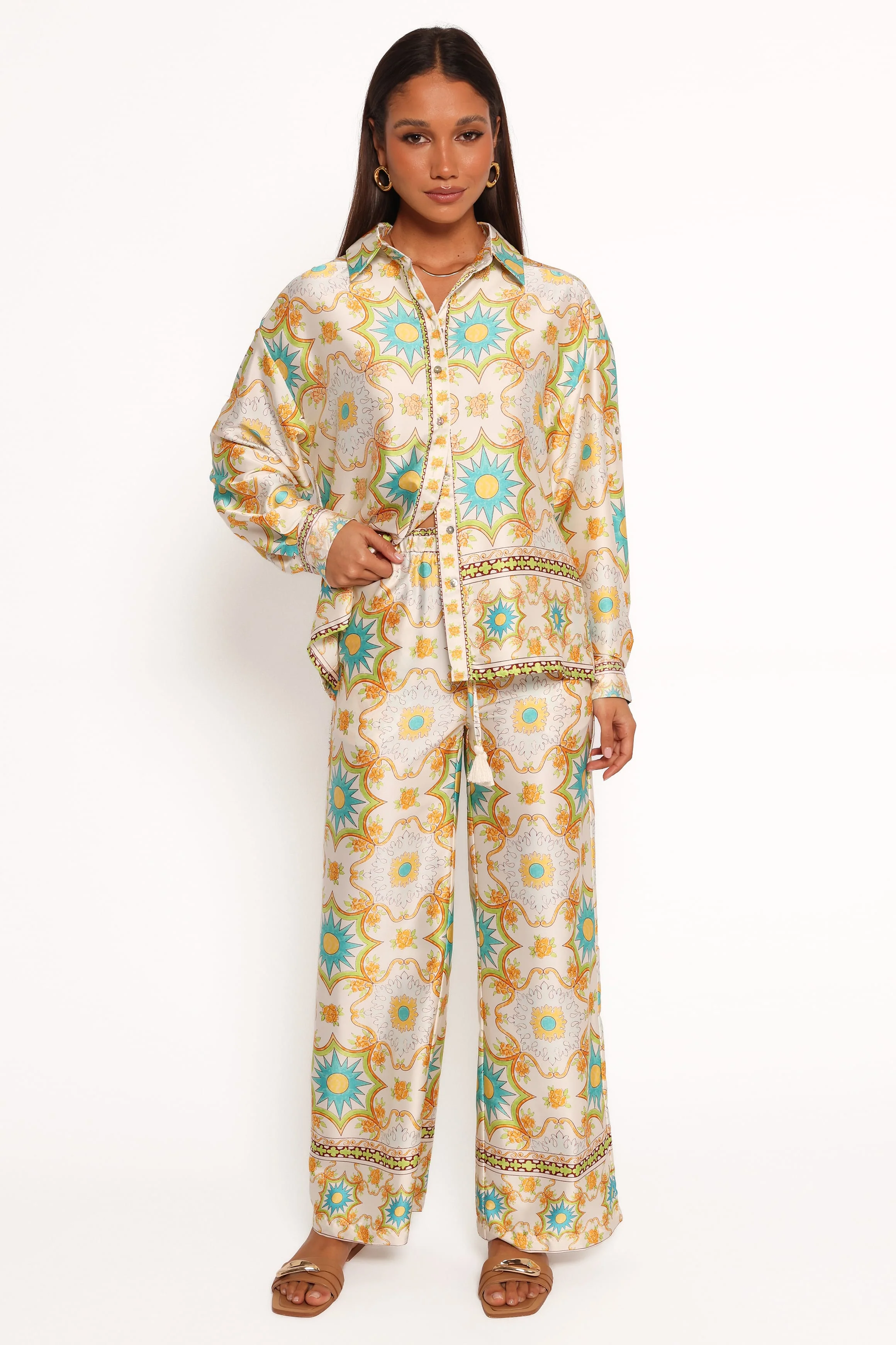 Gretel Shirt - White Multi - Image 8