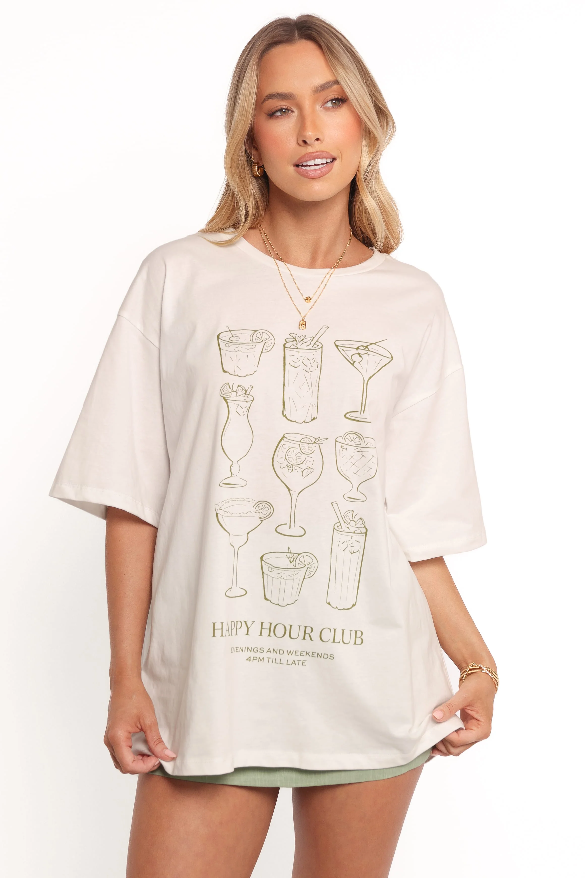 Happy Hour Tee - White - Image 7