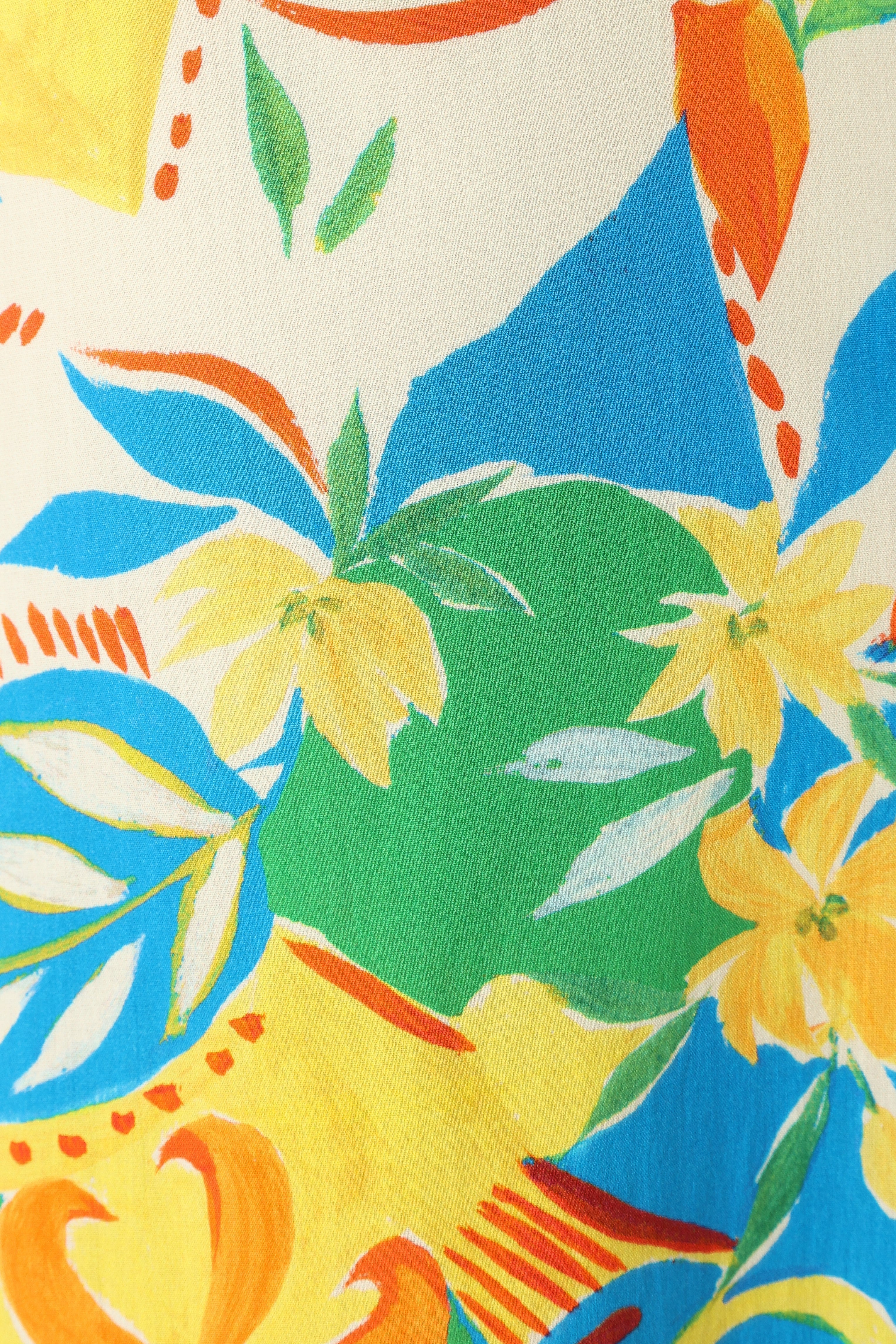 Harriet Strapless Midi Dress - Malta Print - Image 7