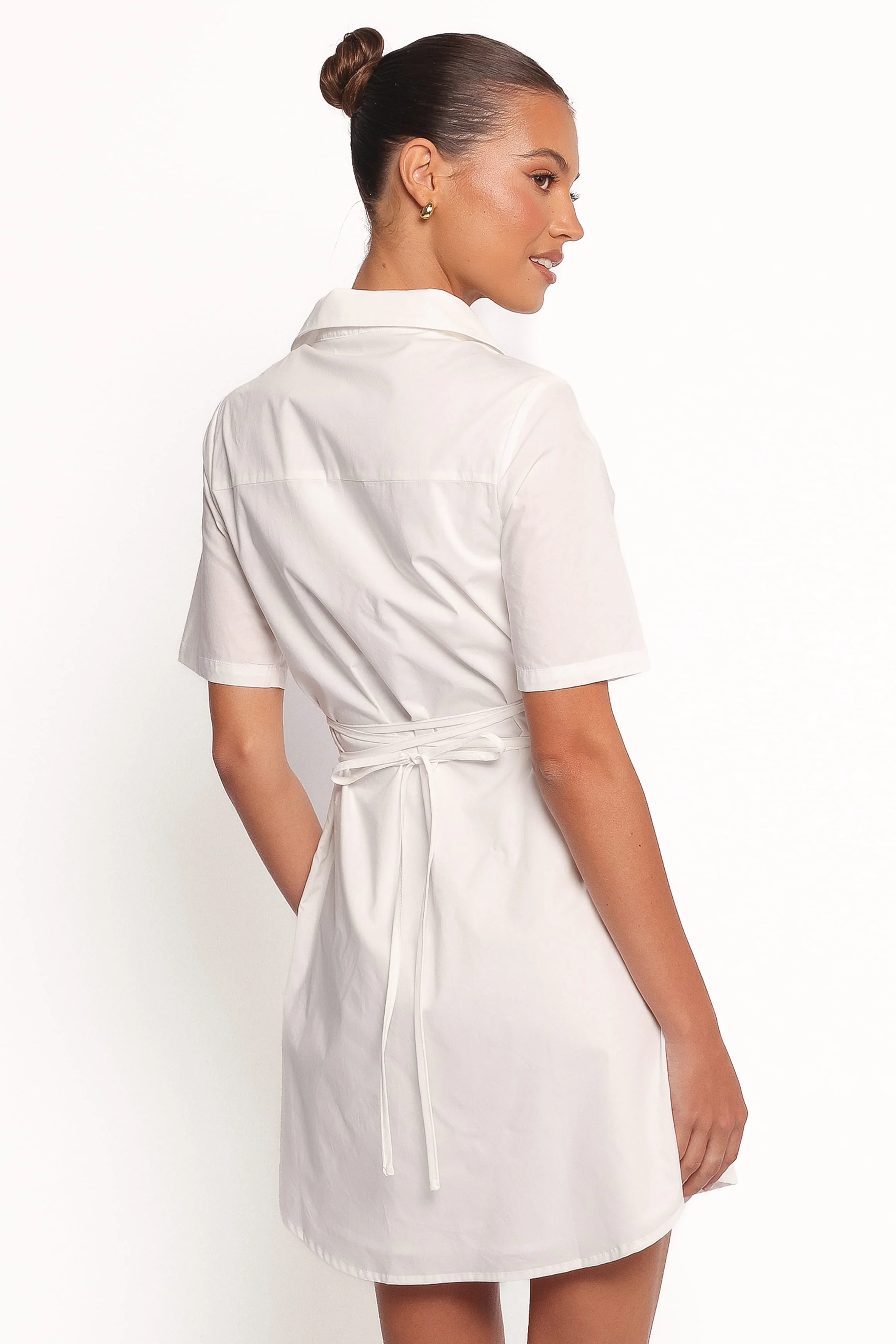 Henderson Mini Dress - White - Image 3