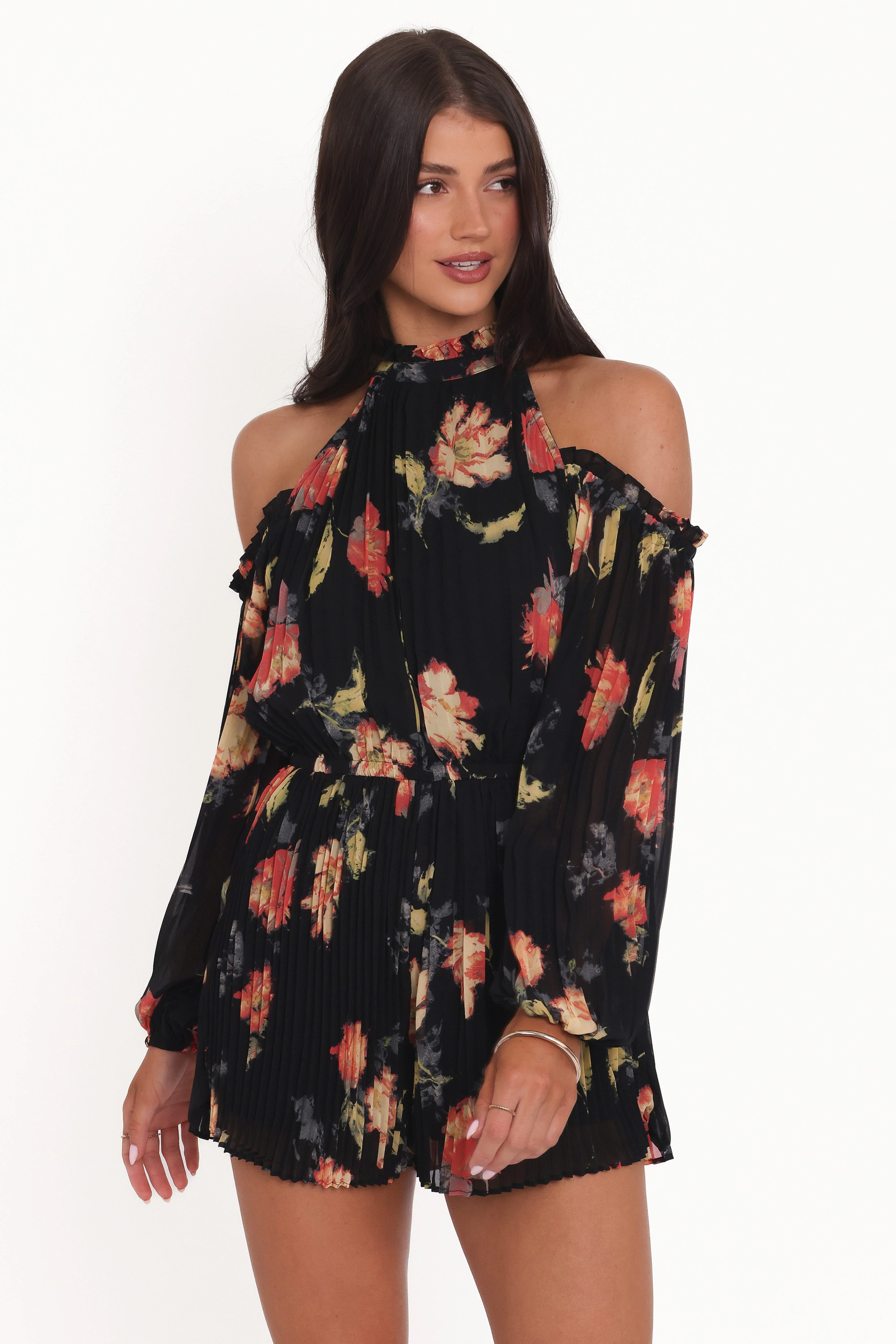 Hillary Playsuit - Black Floral - Image 2