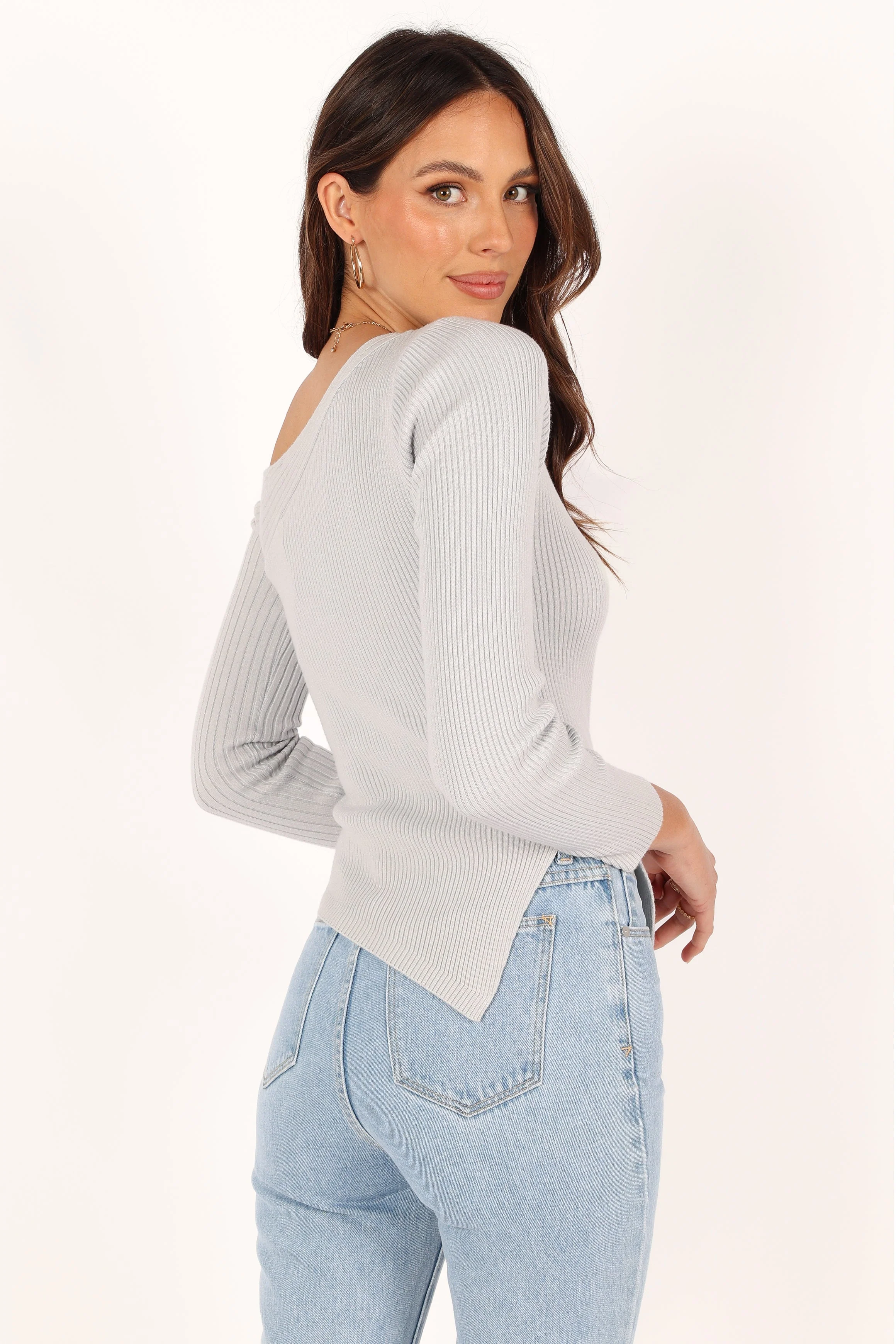 Hunter Knit Top - Grey - Image 7