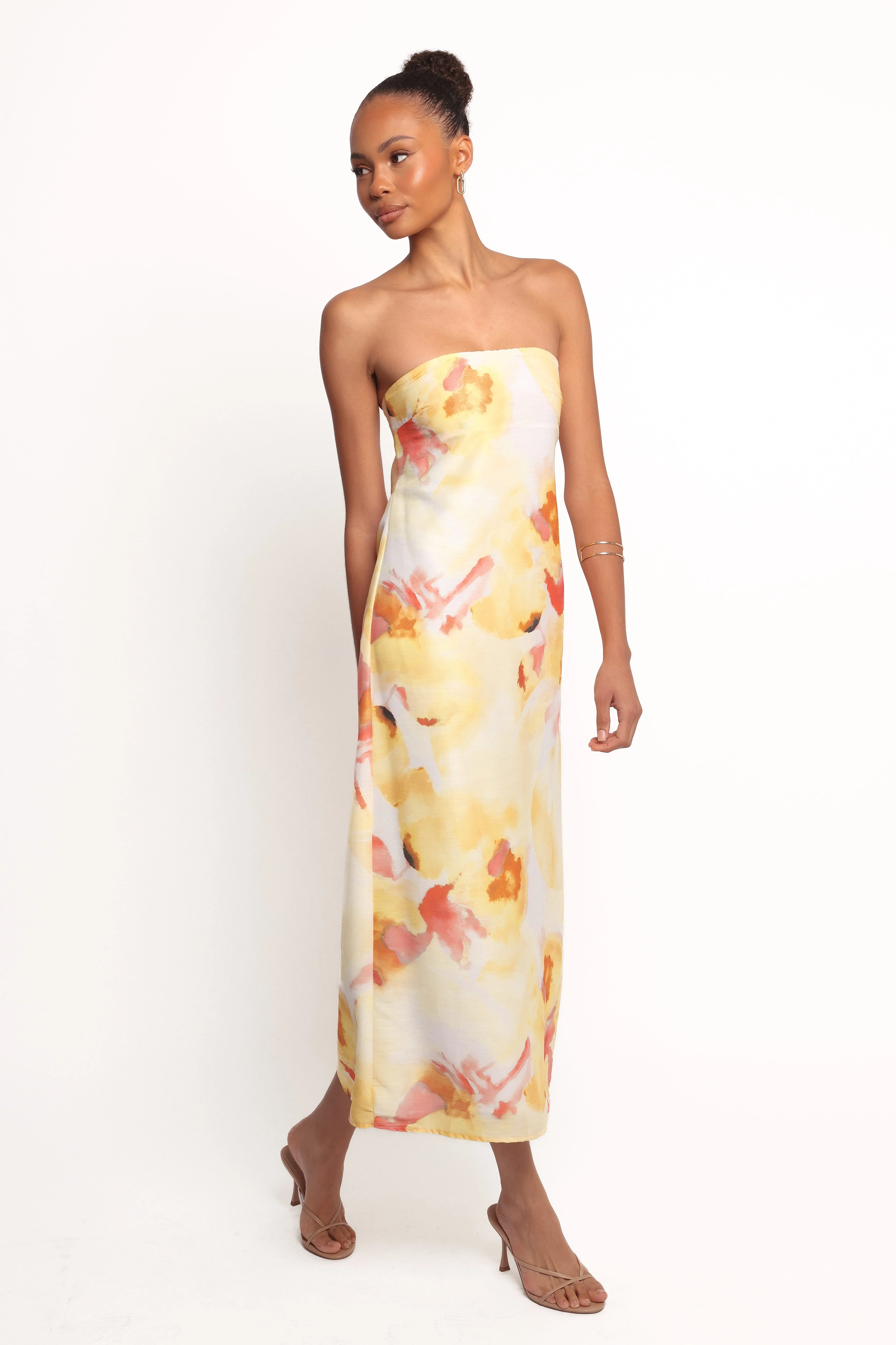 Hydra Maxi Dress - Yellow Floral - Image 3