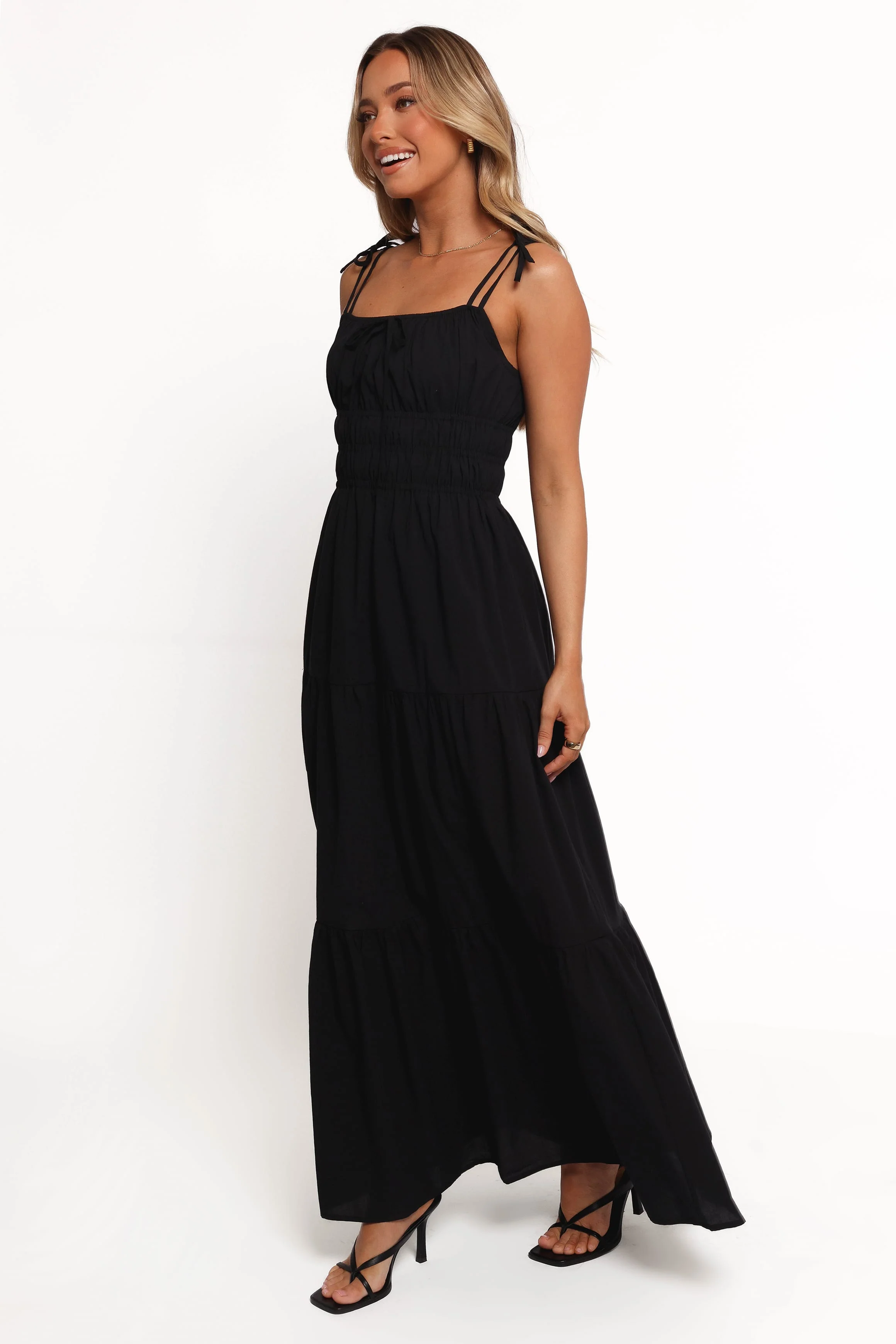 Ione Maxi Dress - Black - Image 3
