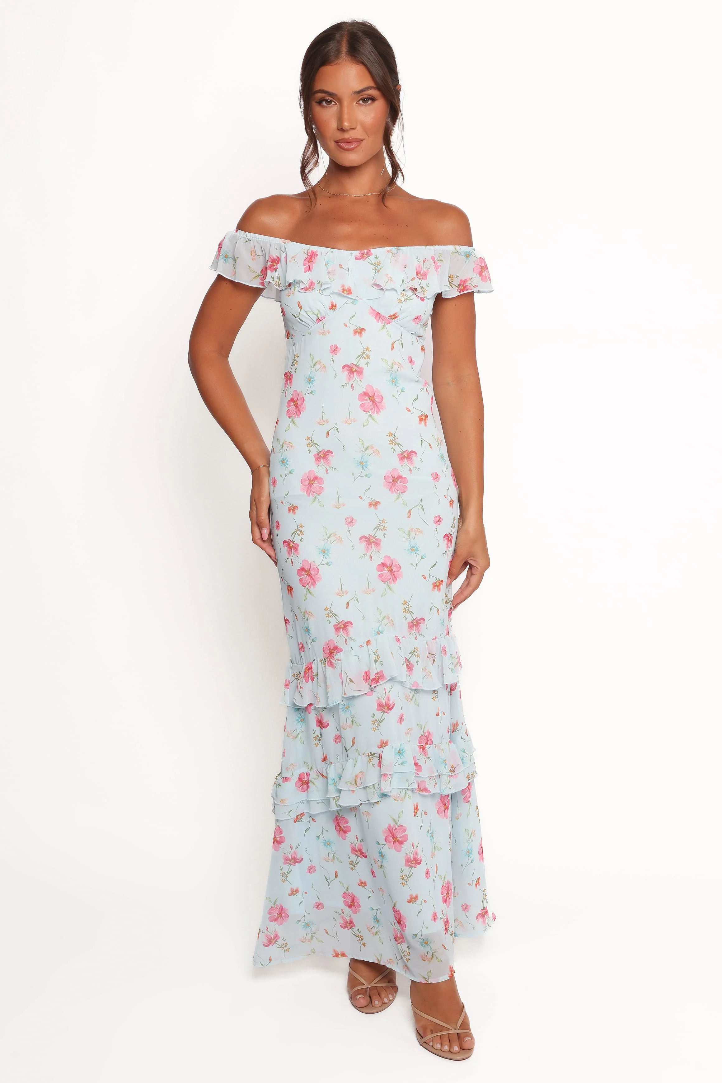 Irelynn Maxi Dress - Blue Floral - Image 2