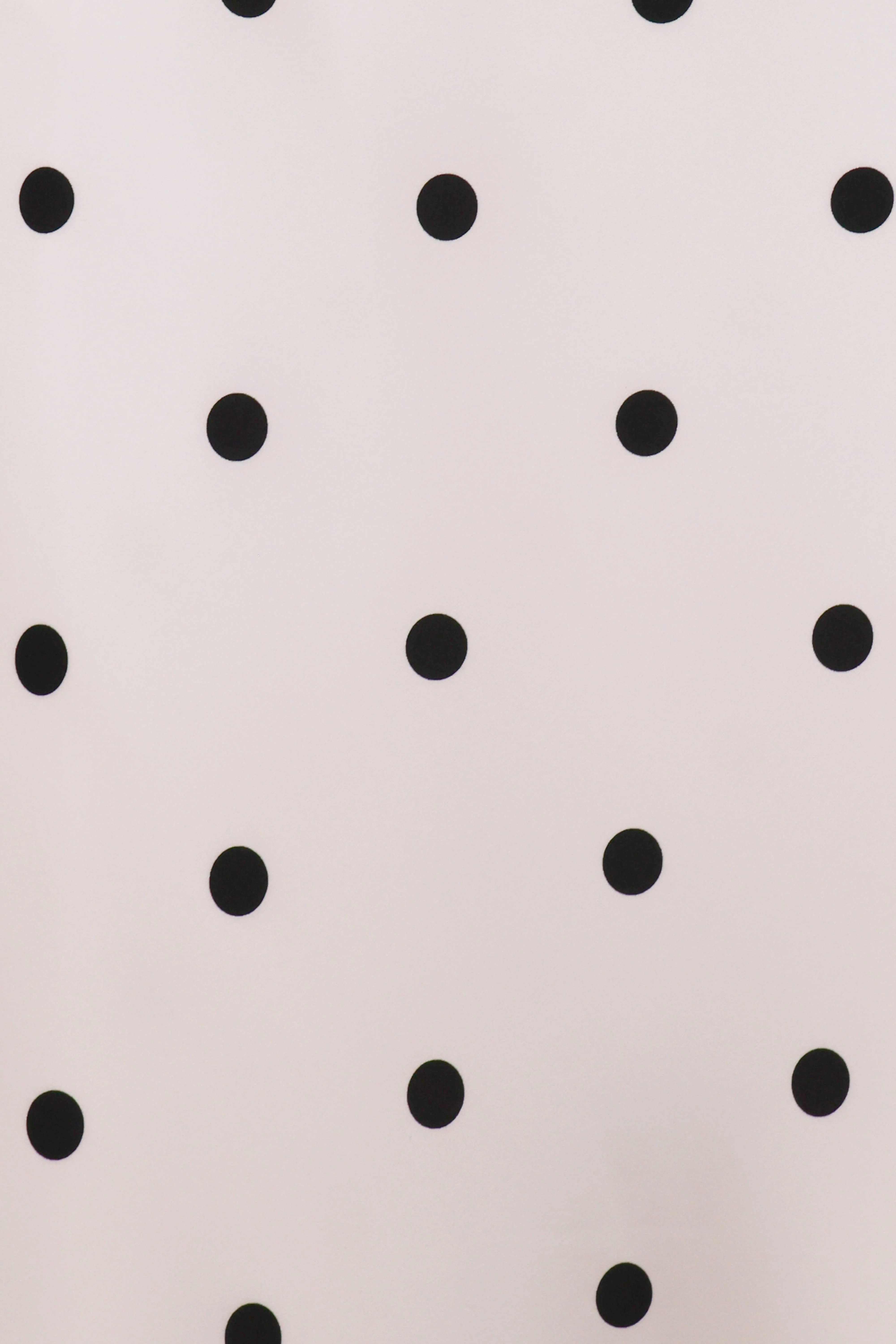 Jamila Midi Dress - White Polka Dot - Image 6