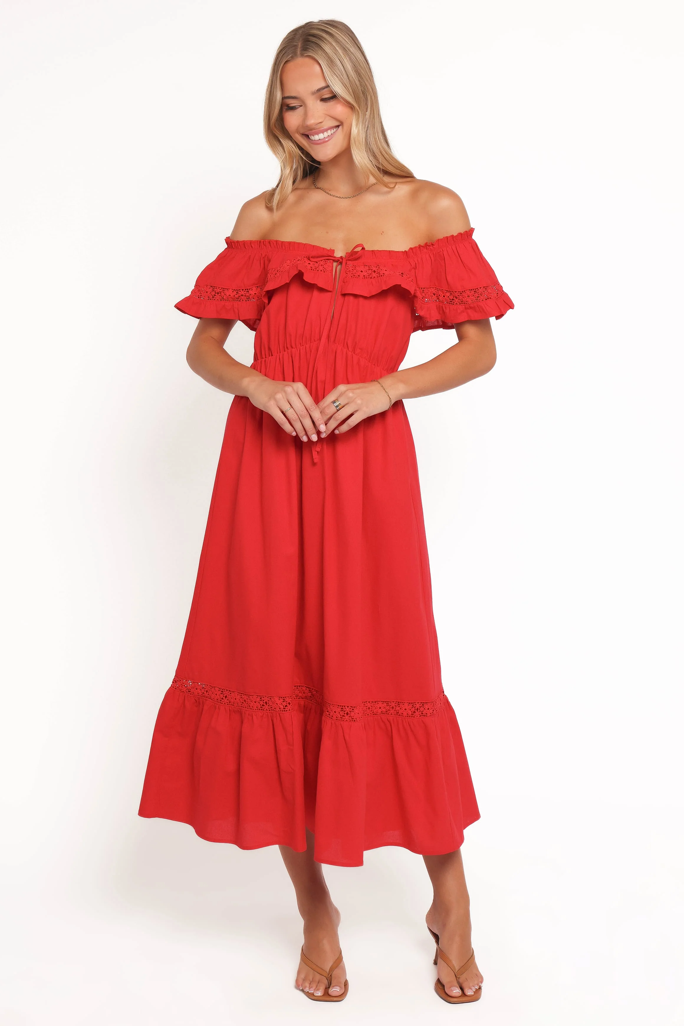 Janelle Dress - Red