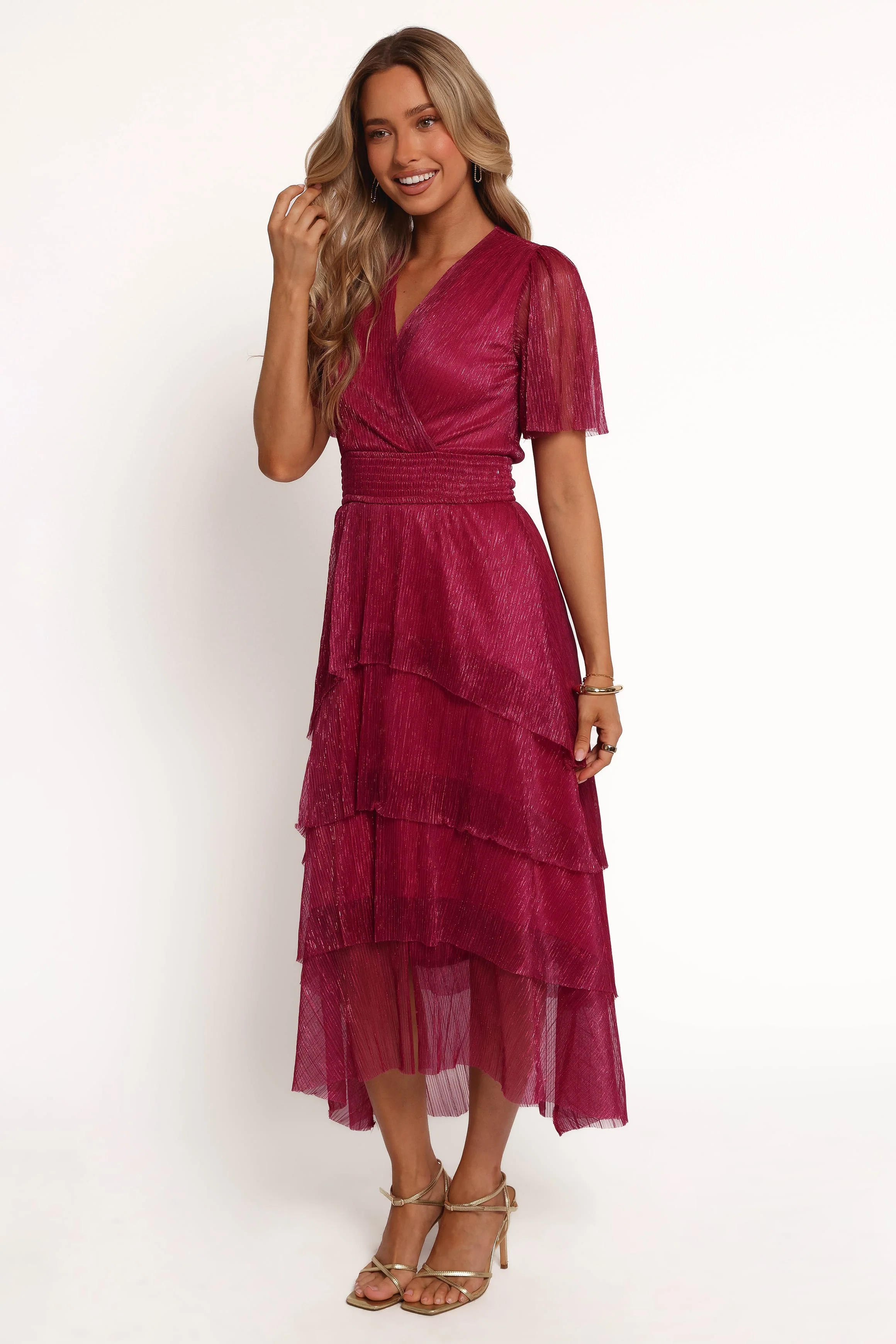 Jasmin Midi Dress - Pink - Image 3