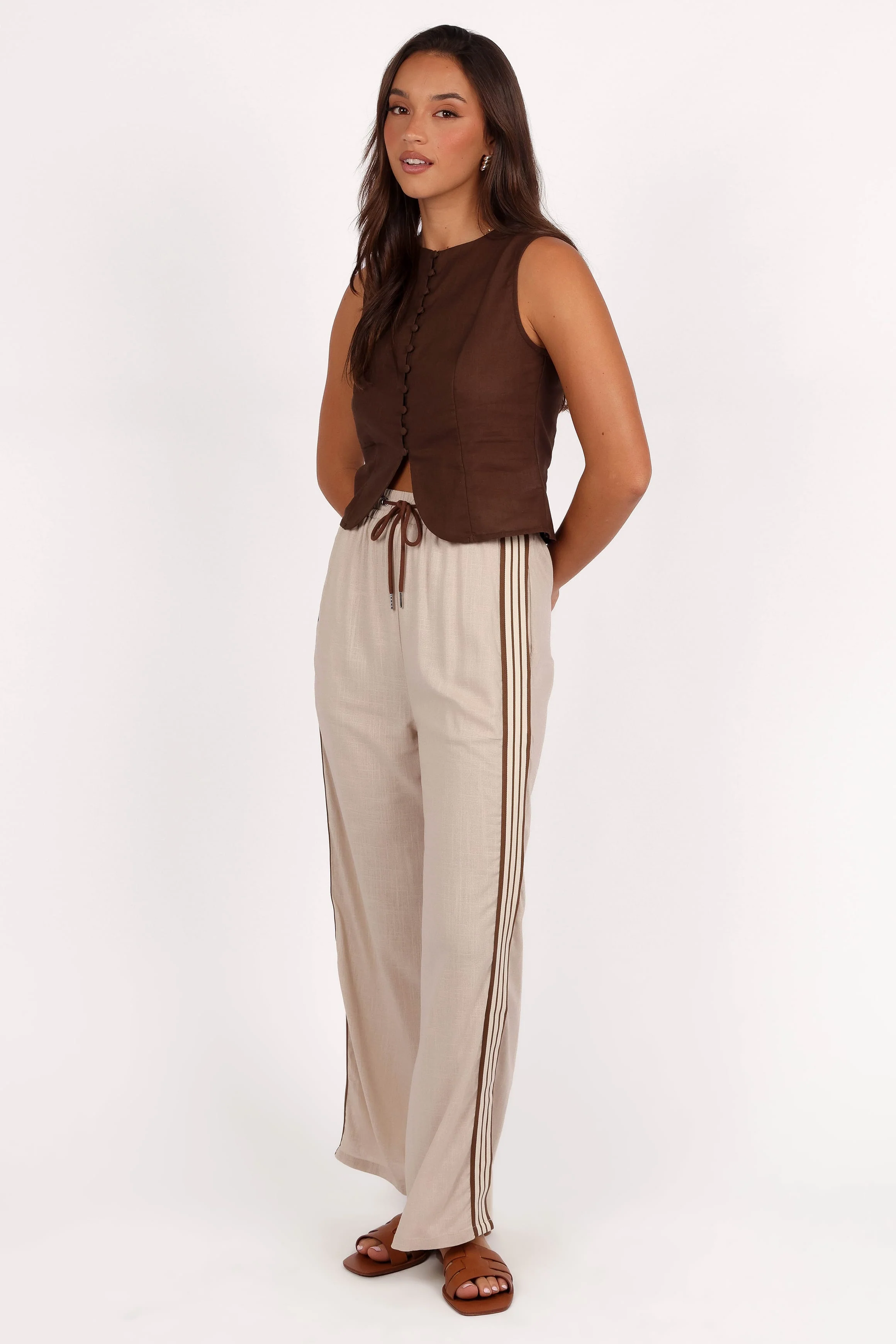 Jenner Pant - Beige - Image 3