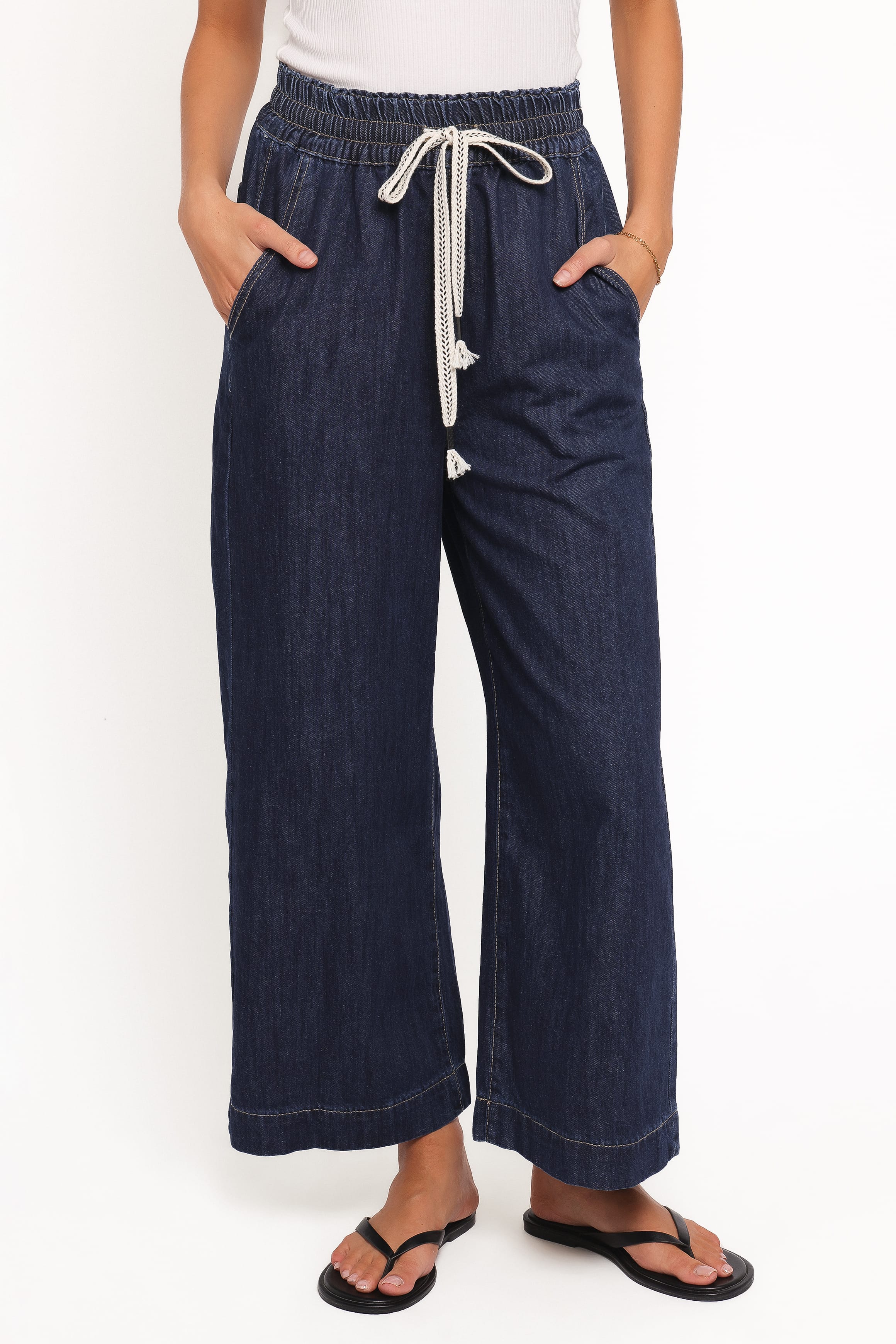 Jenni Wide Leg Pant - Indigo Wash - Image 2