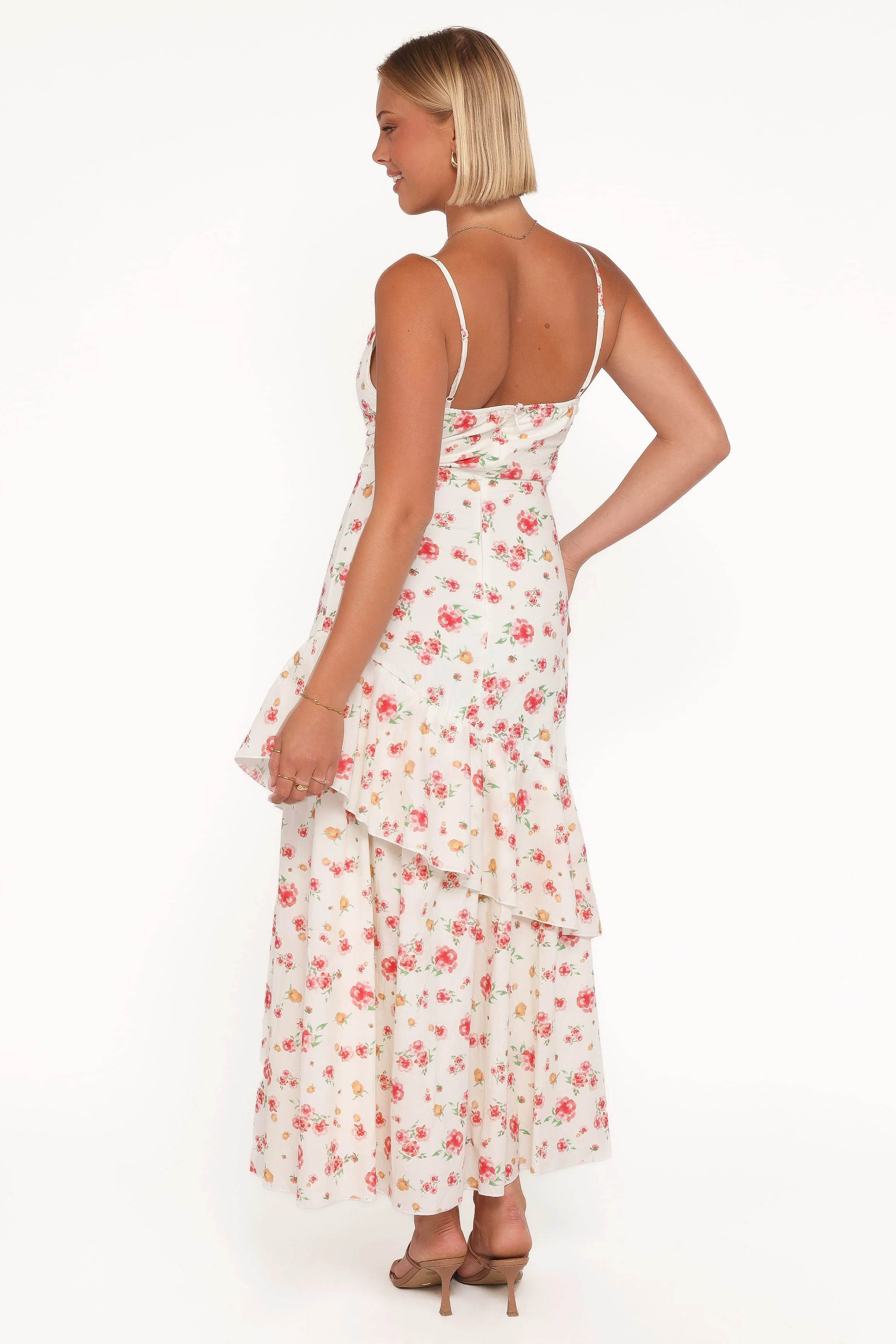 Jessamine Maxi Dress - Ivory Floral - Image 4