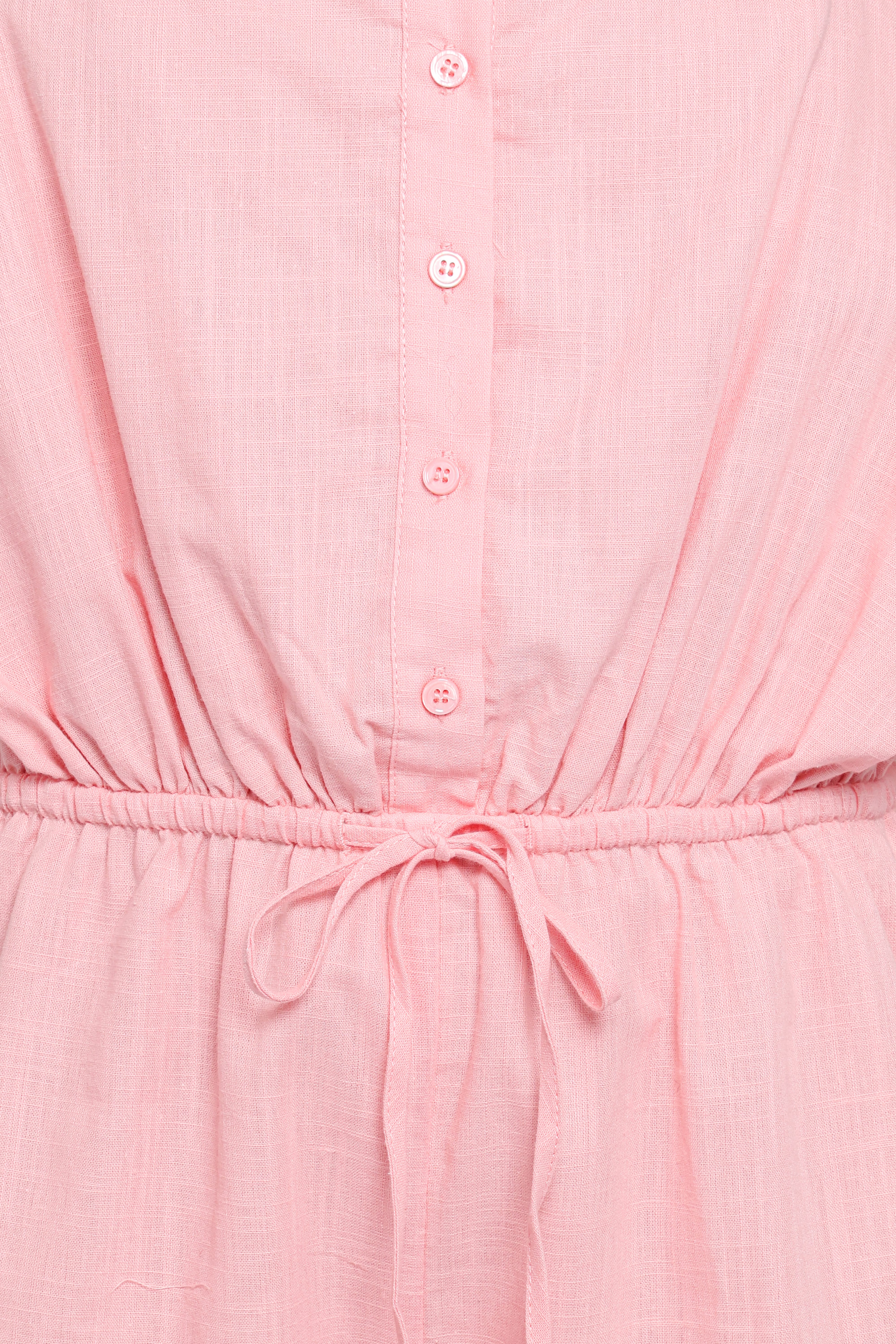 Joanina Lace Trim Playsuit - Coral - Image 5