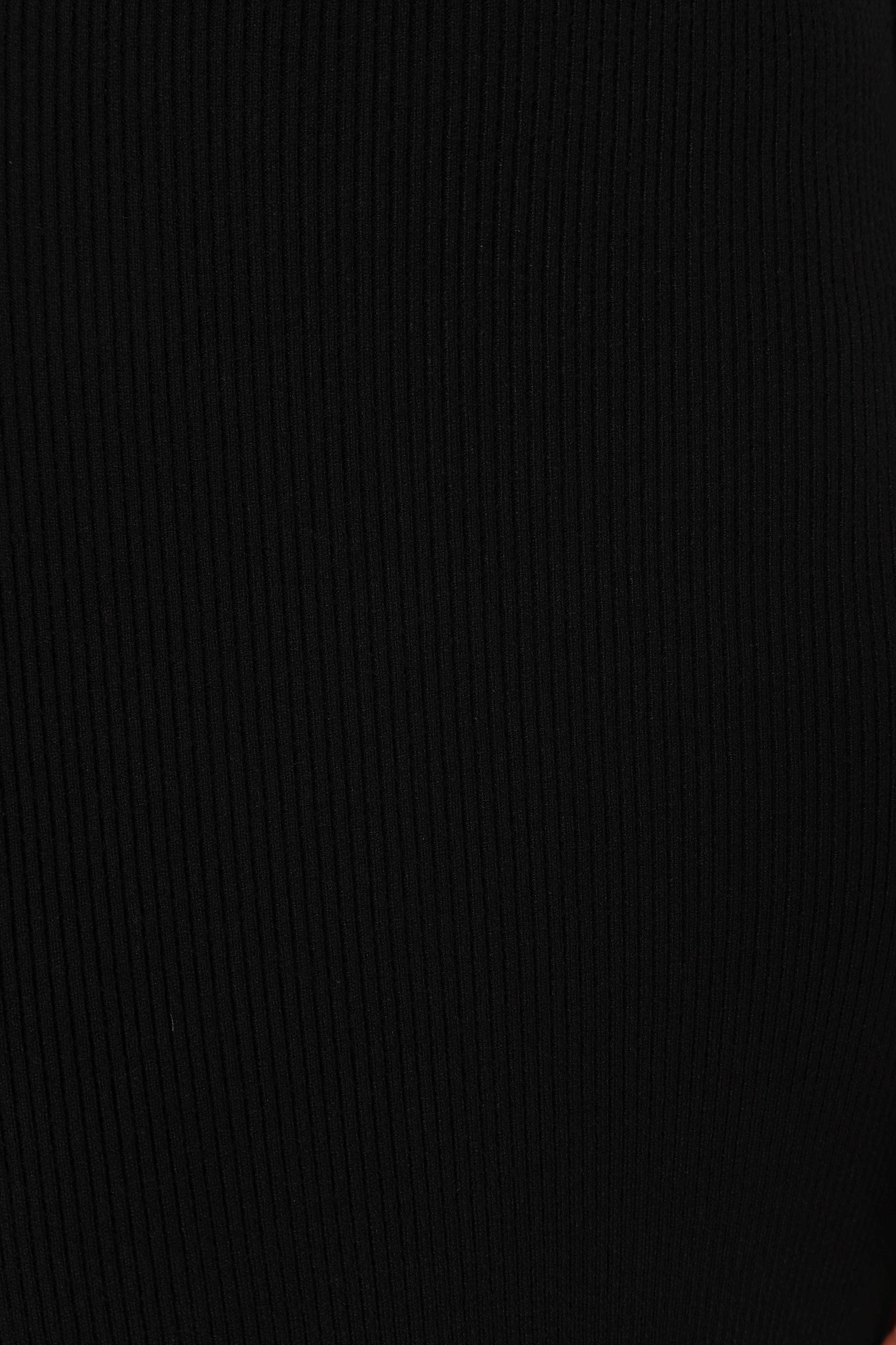 Jonah Long Sleeve Midi Dress - Black - Image 7