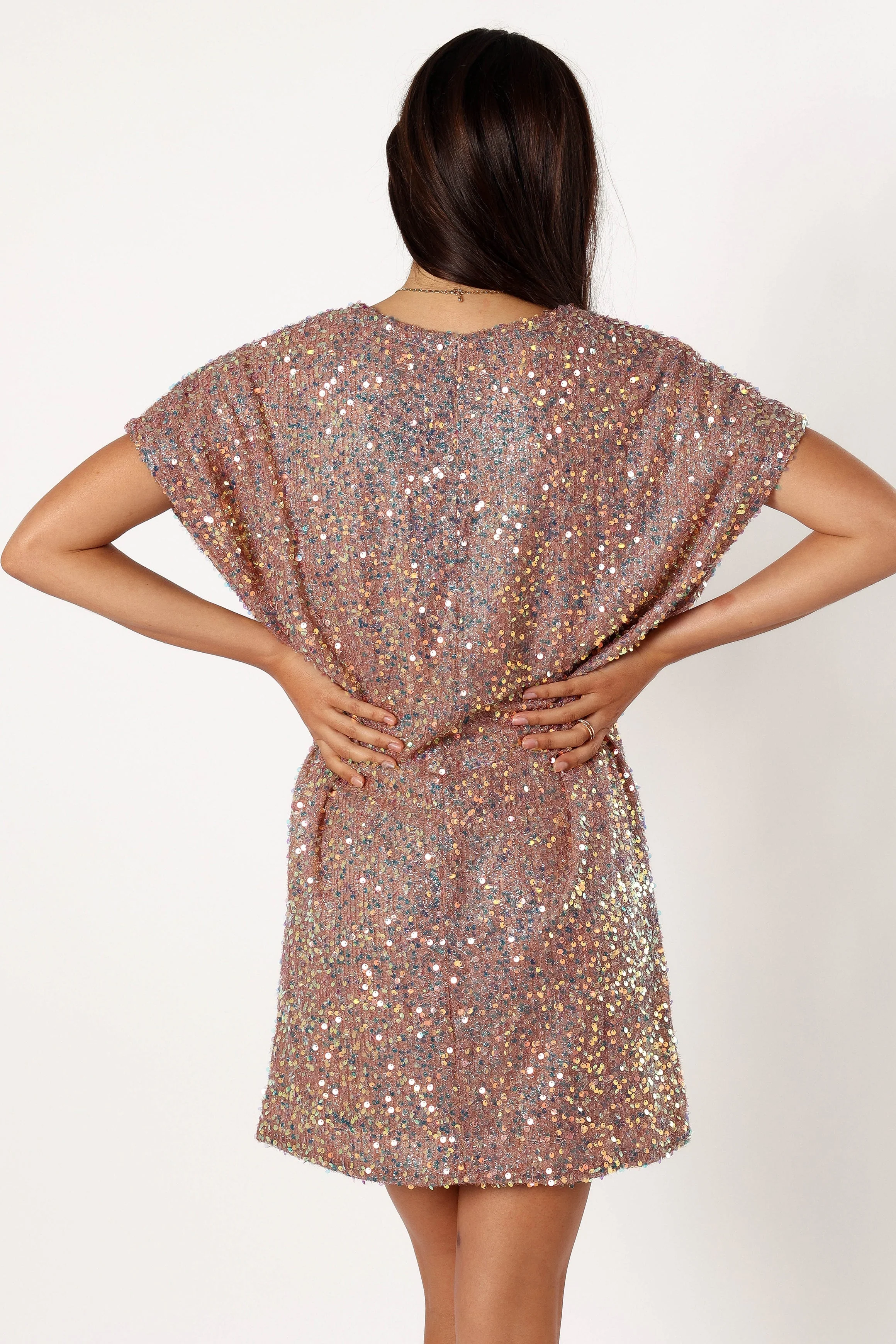 Jordan Mini Dress - Mauve Multi - Image 4