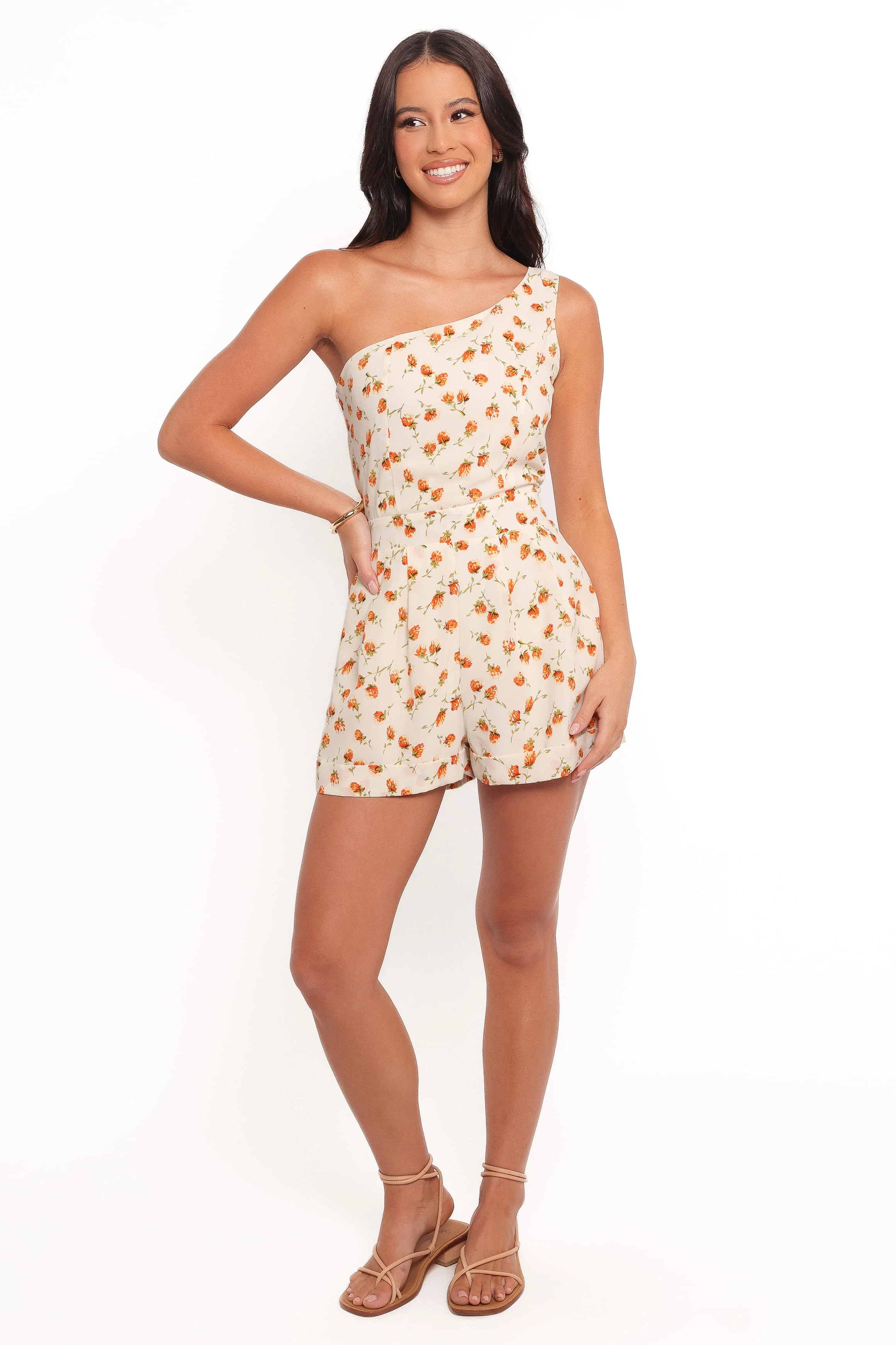 Jorja Playsuit - Cream Floral - Image 6