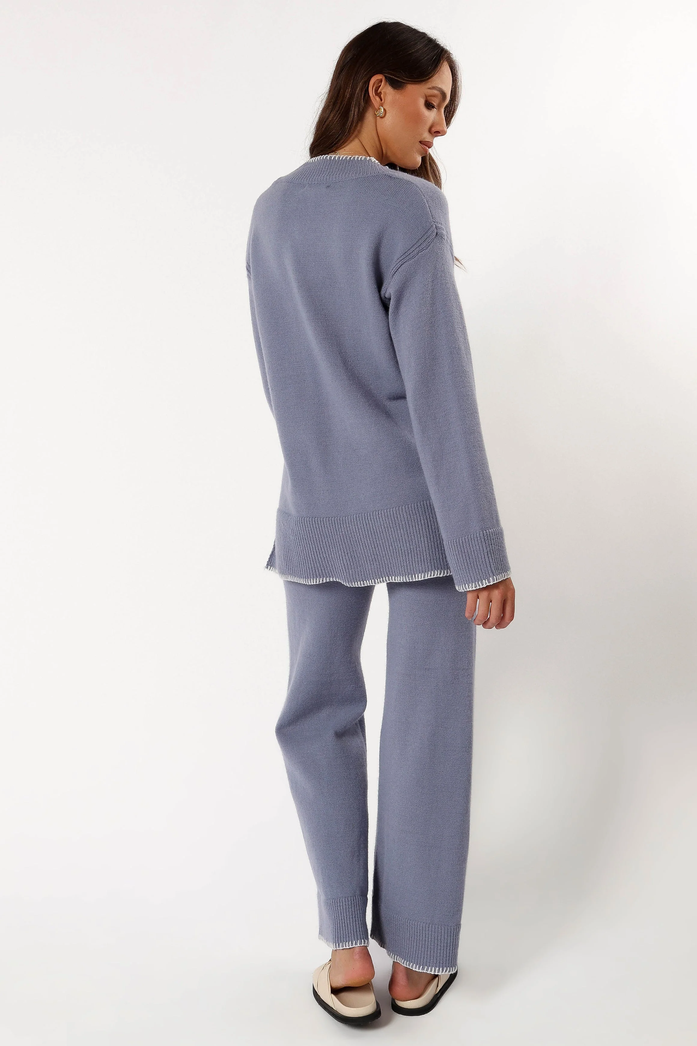 Josslyn Knit Pant - Grey - Image 5