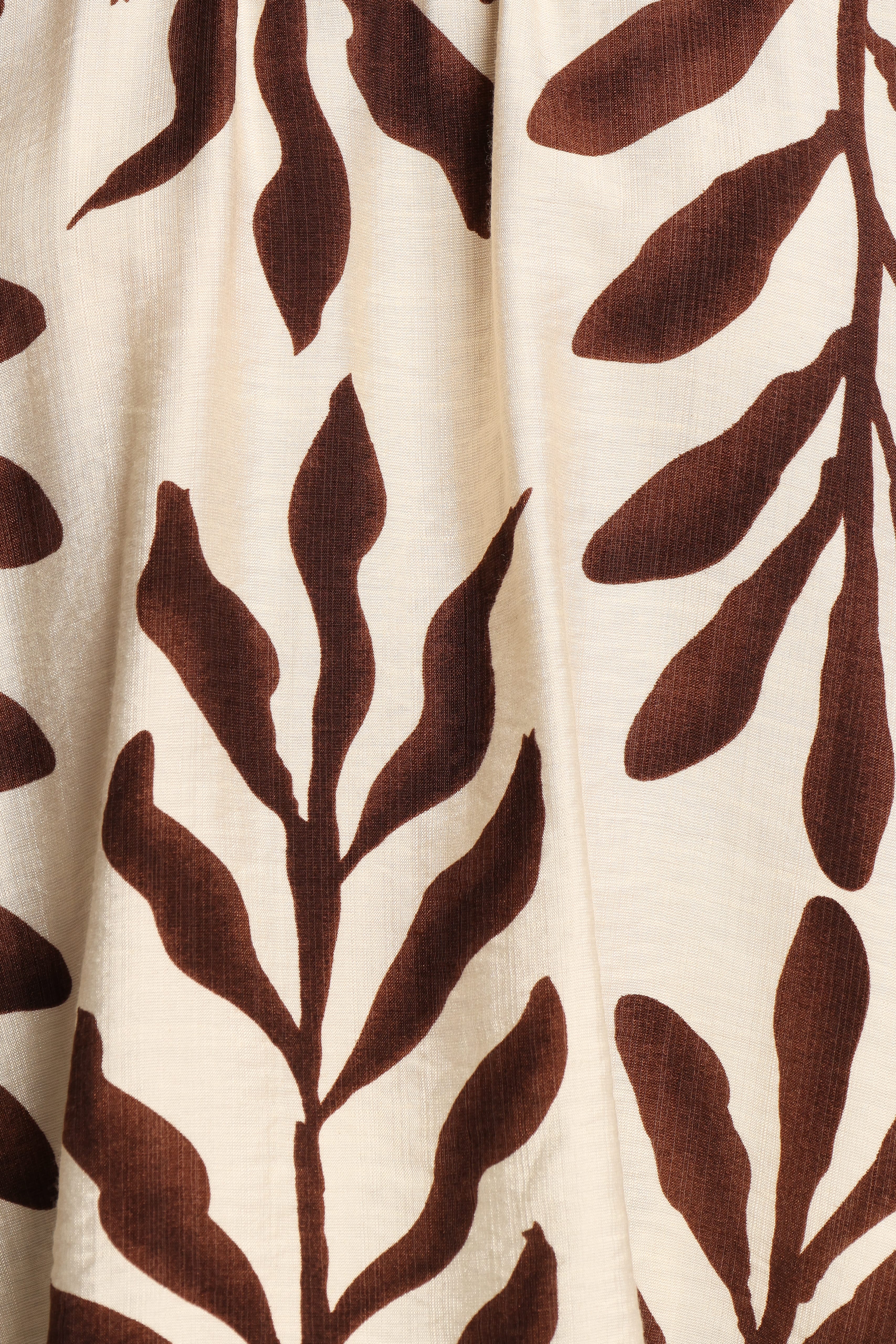 July Long Sleeve Smock Top - Brown Palm - Image 8