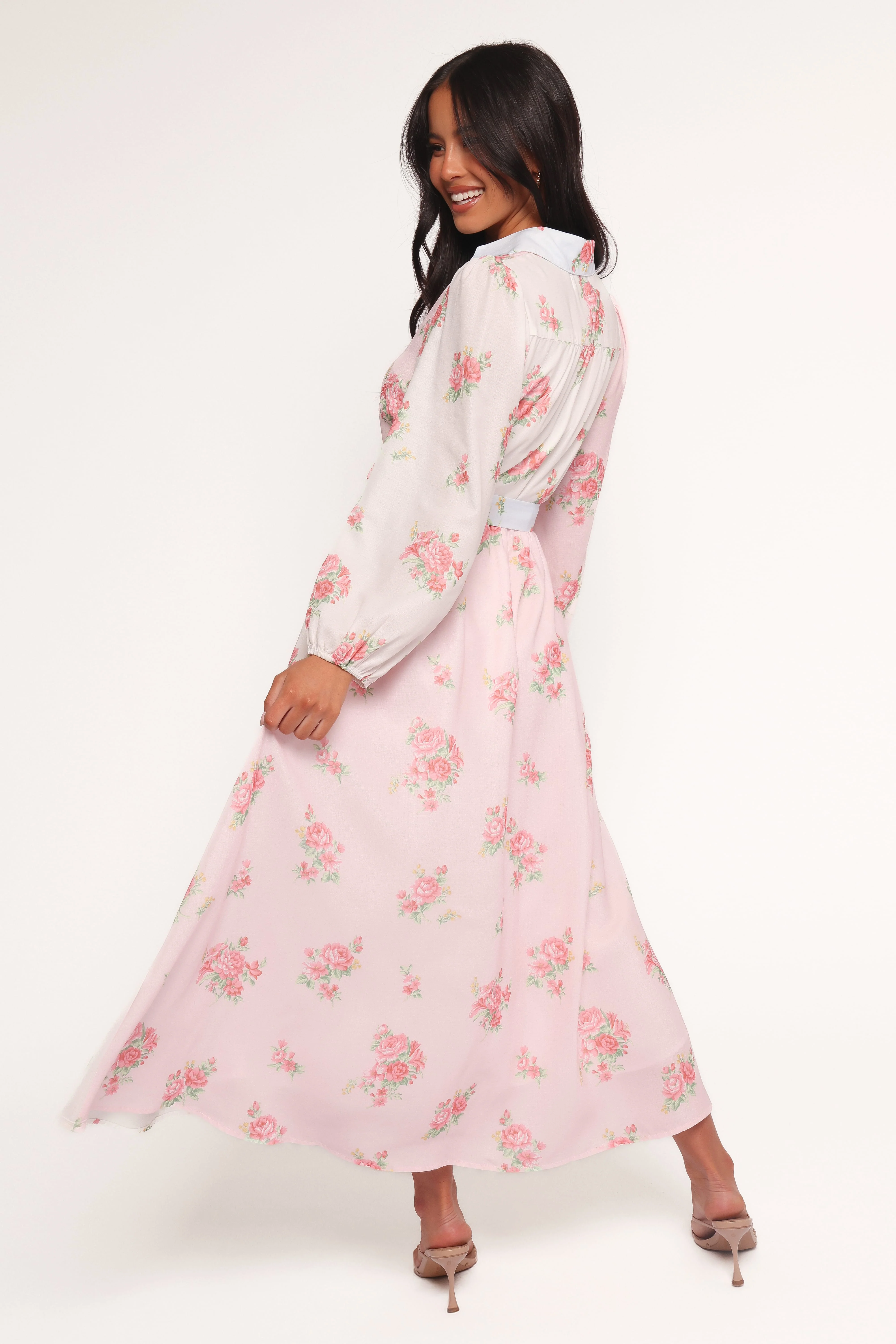 Juni Button Up Maxi Dress - Floral - Image 4
