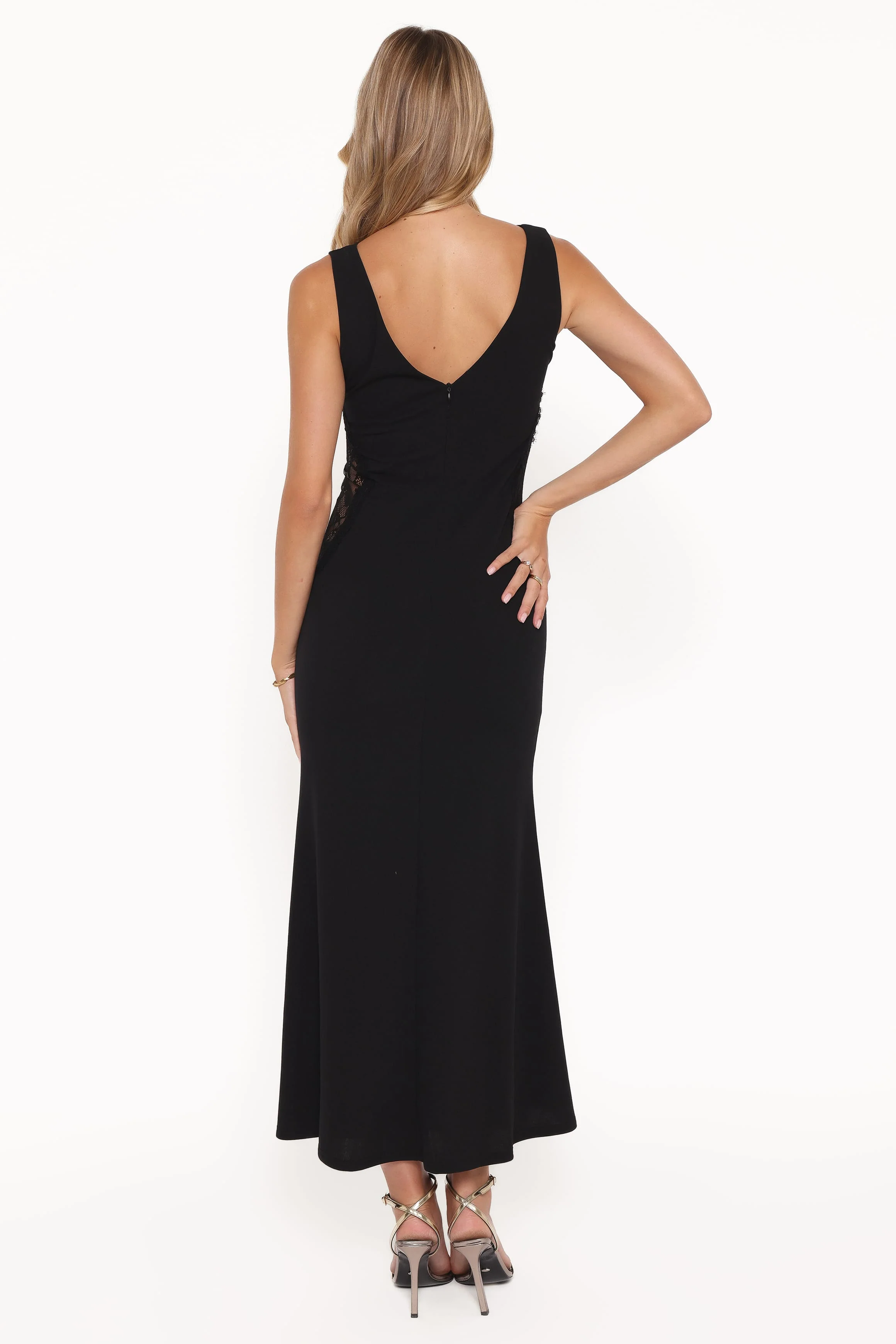 Kadija Maxi Dress - Black - Image 5