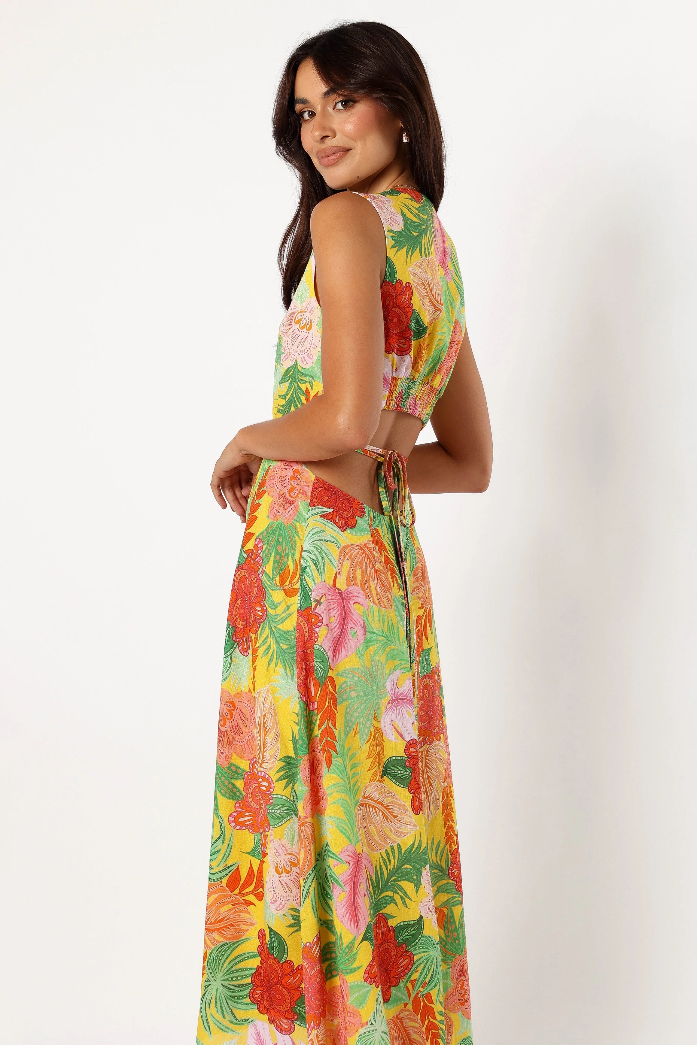 Kaia Midi Dress - Leilani Print - Image 3