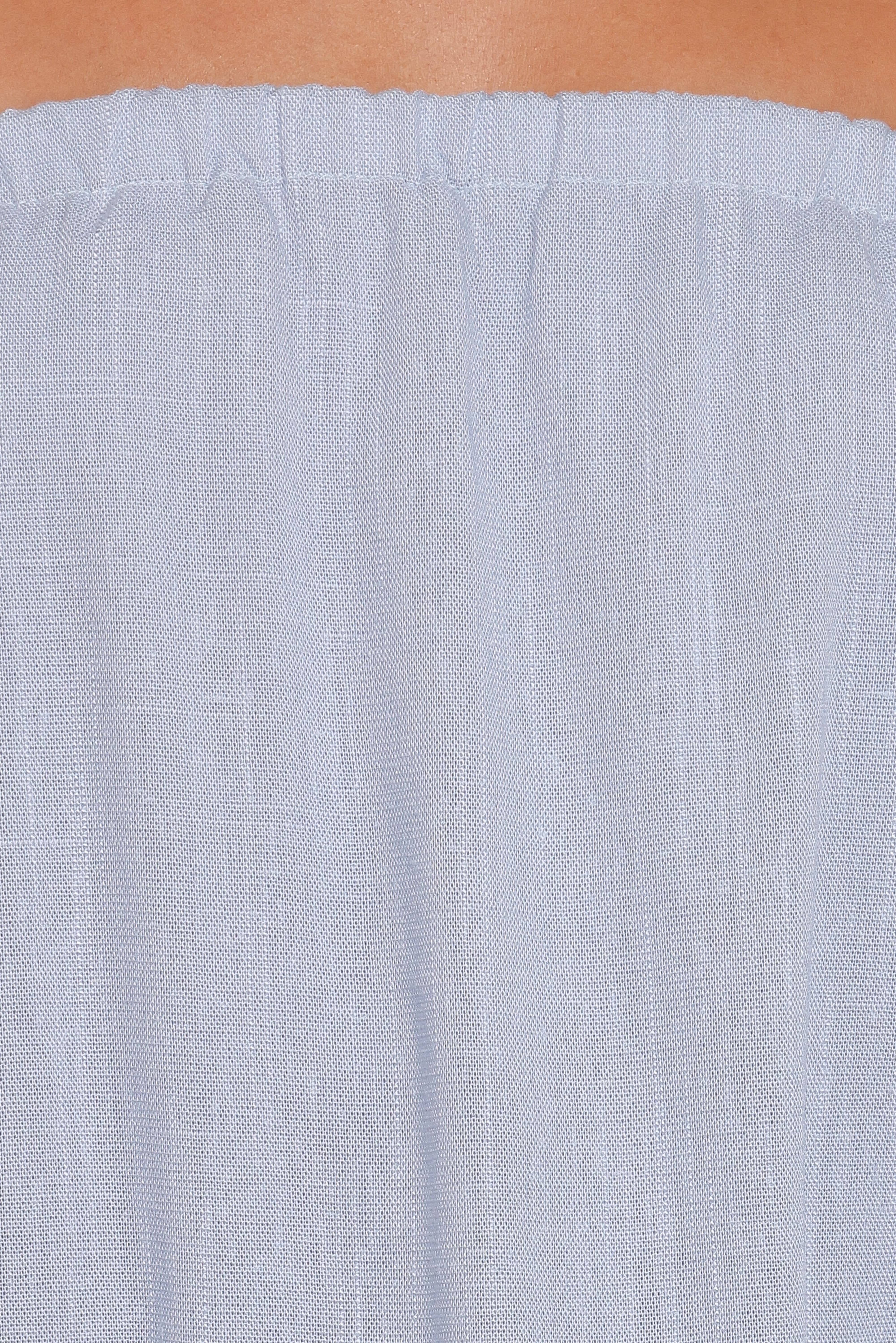 Karlen Strapless Playsuit - Robin Blue - Image 6