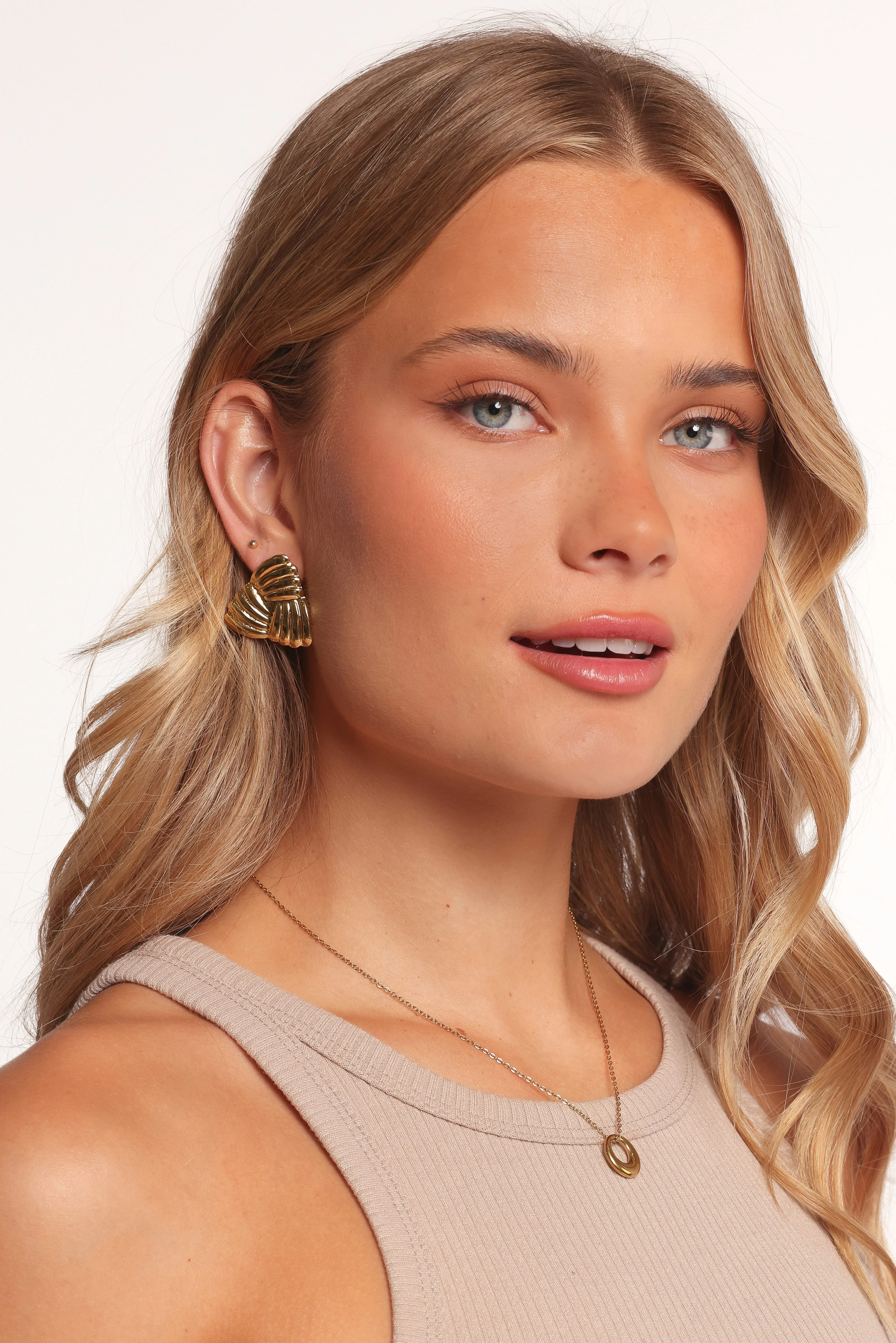 Katana Earrings - Gold - Image 3