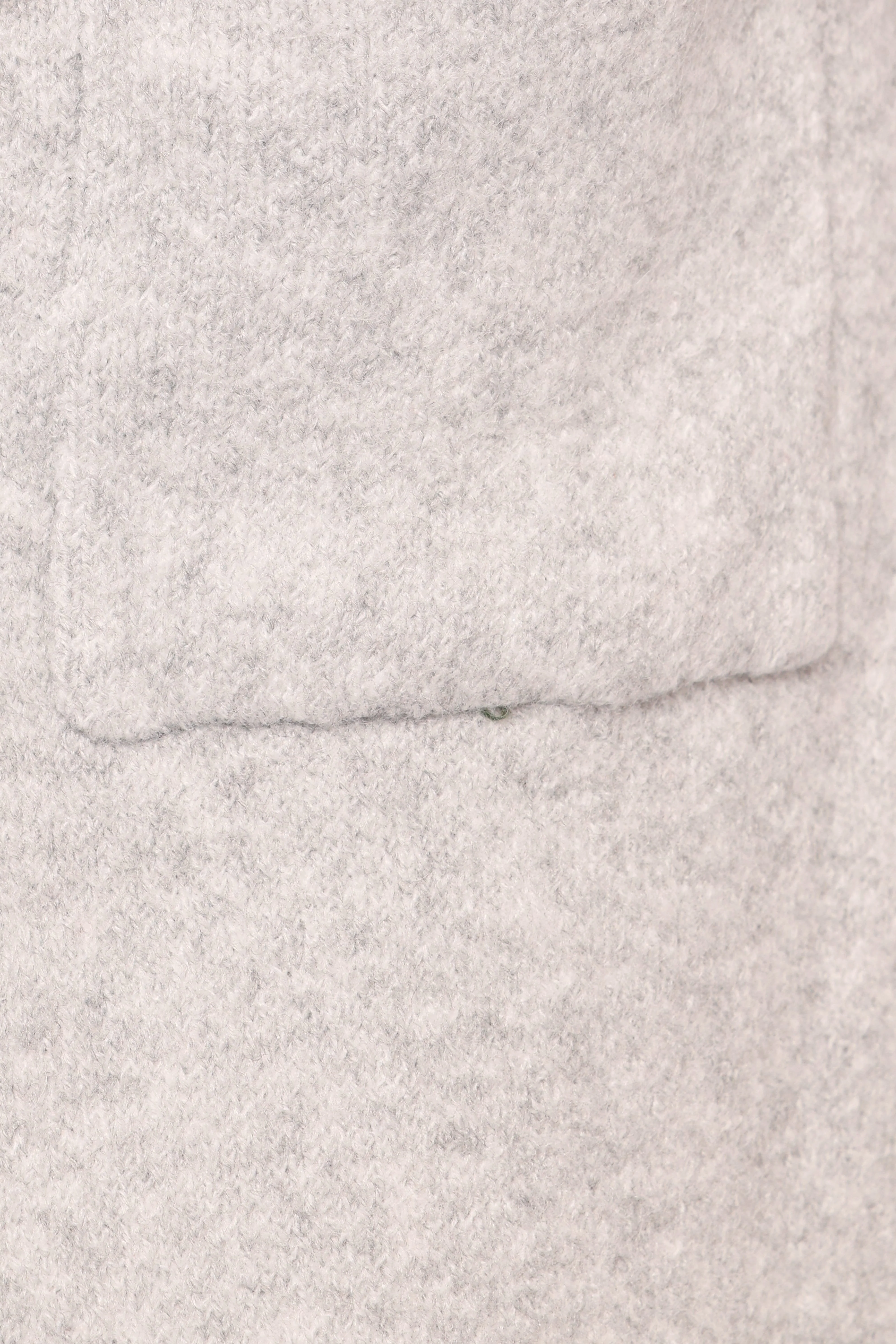 Katia Contrast Trim Coatigan - Light Grey - Image 6