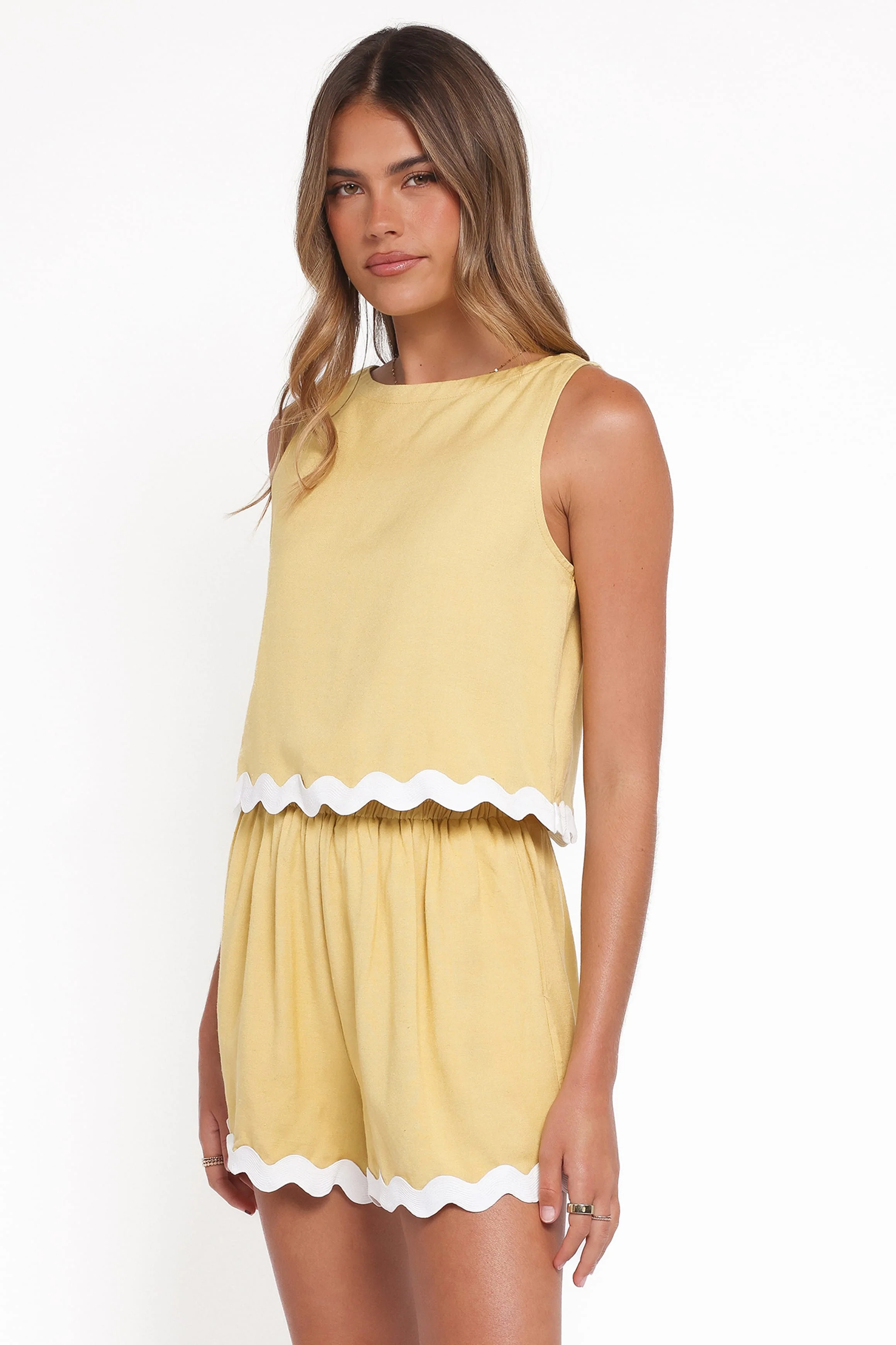 Katy Short Set - Yellow - Image 3