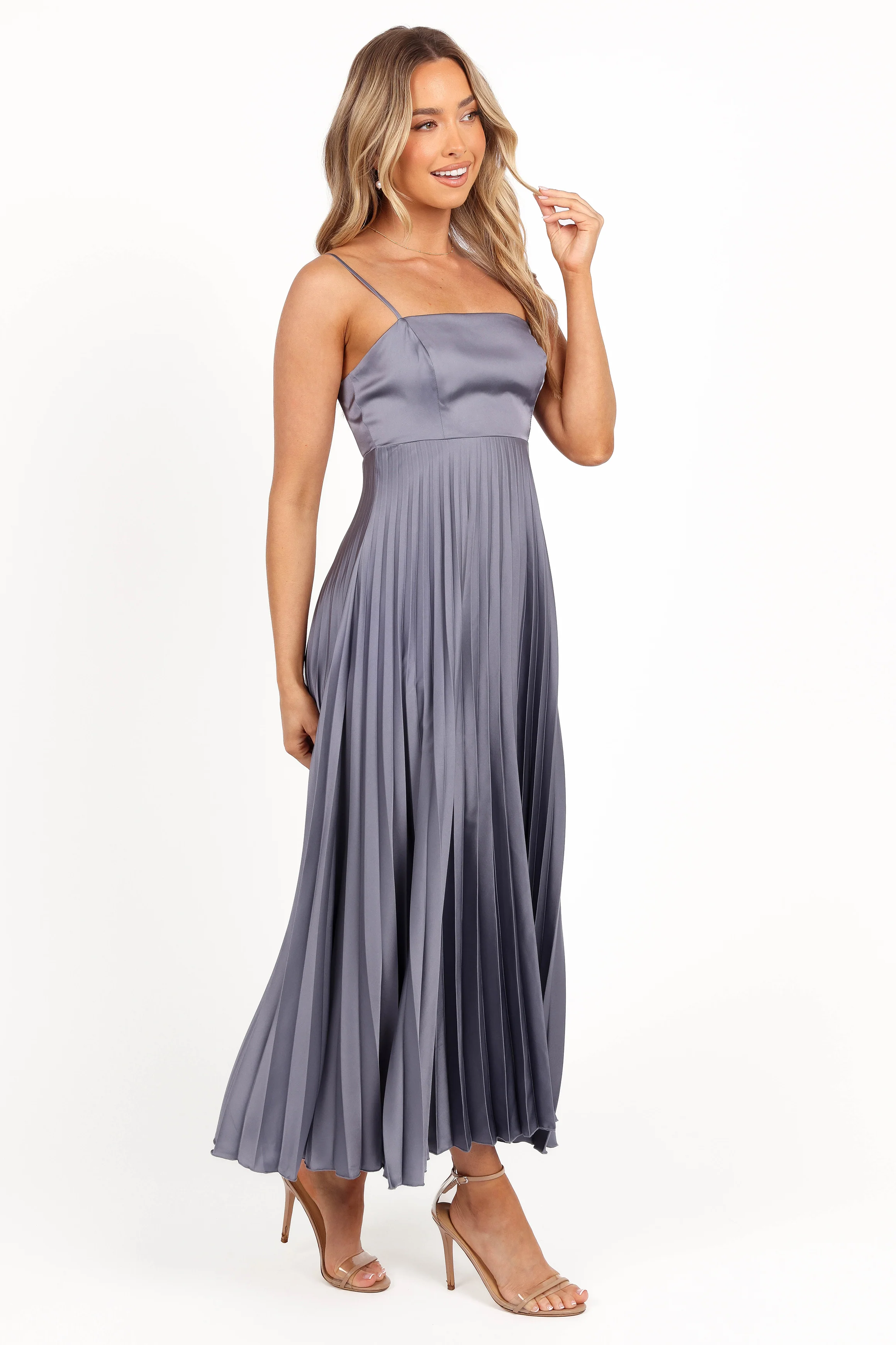 Keegan Maxi Dress - Steel Gray - Image 7