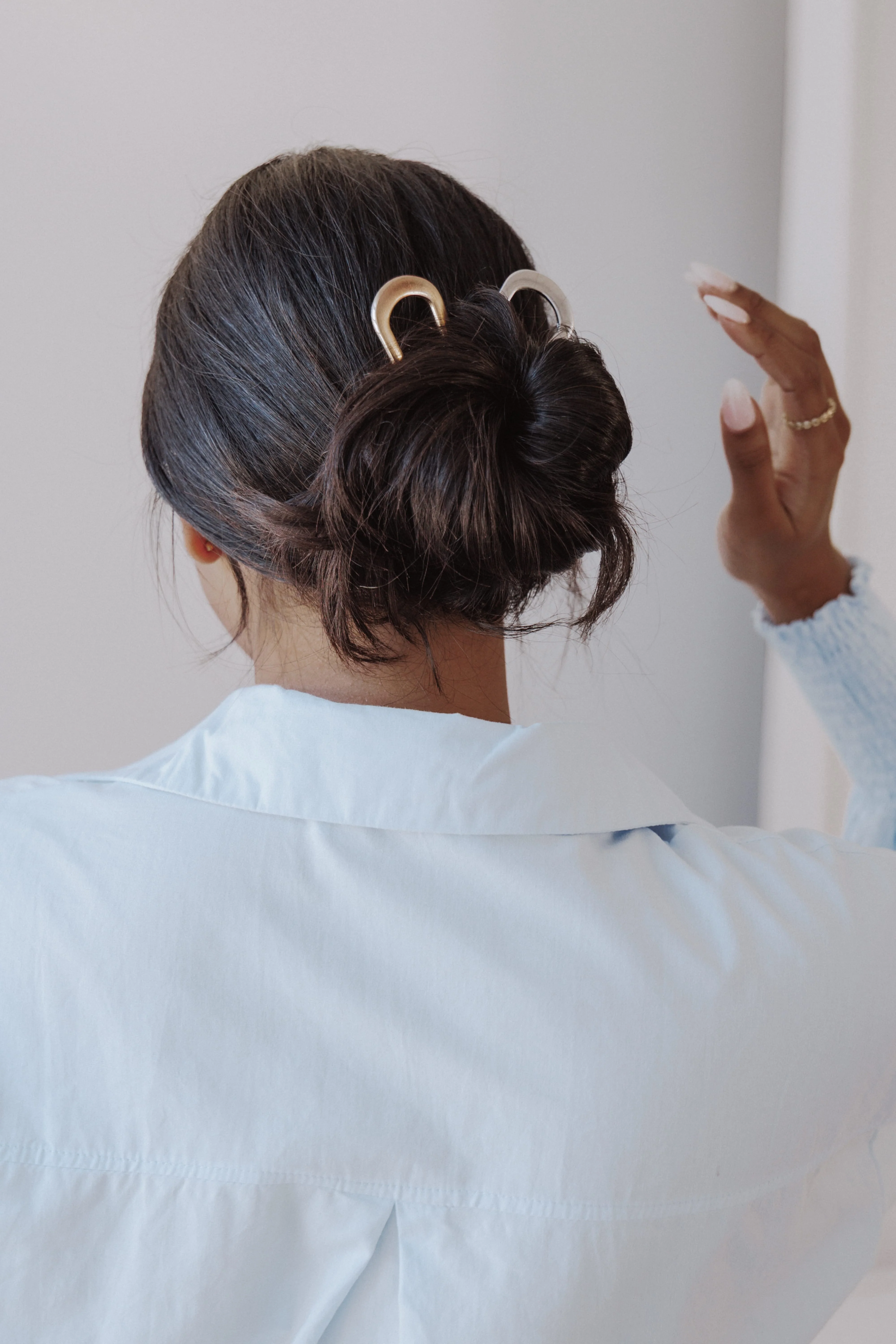 Keira Hair Pin Set - Gold/Silver - Image 5