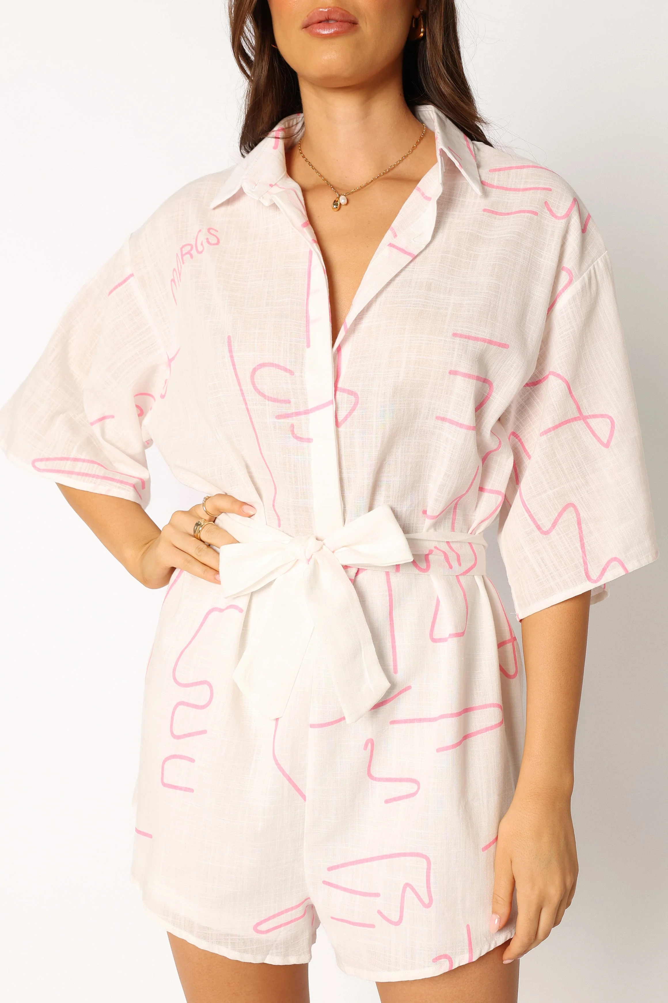 Kellie Playsuit - White - Image 3