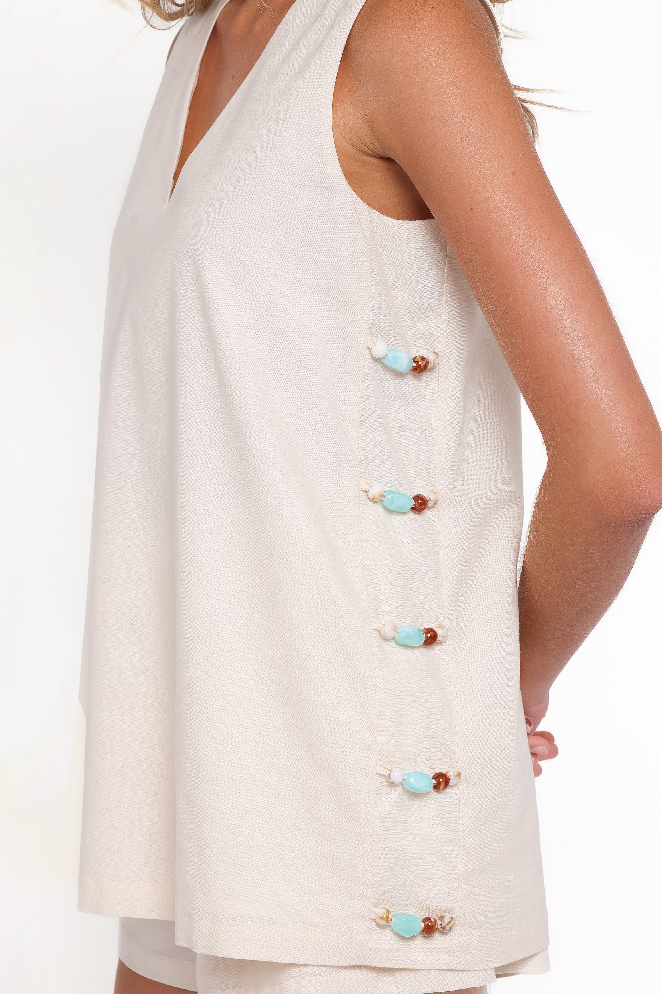 Kelsey Short Set - Cream - Image 3
