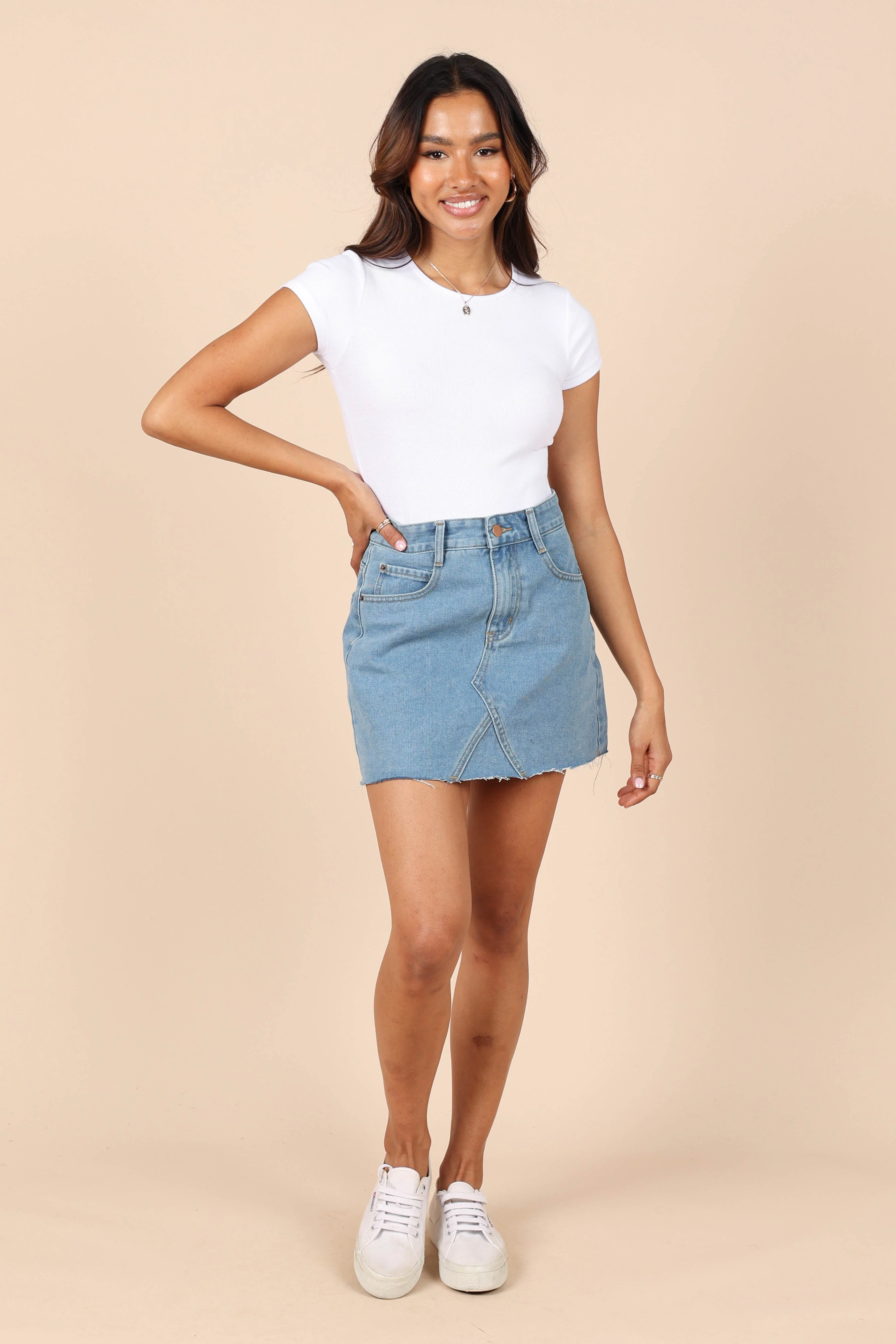 Kenny Skirt - Mid Blue Wash - Image 7