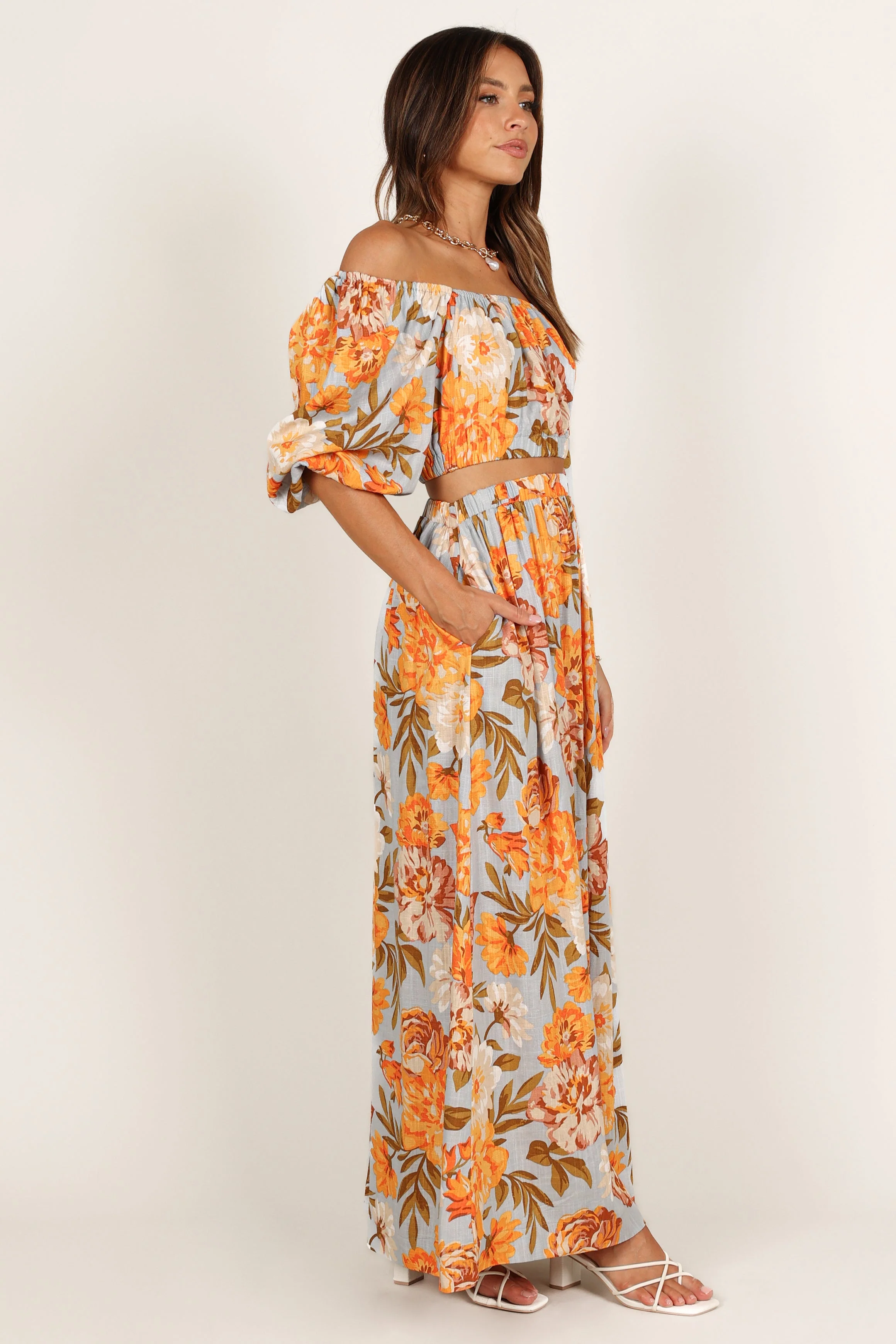 Kiara Maxi Skirt - Pale Blue - Image 5