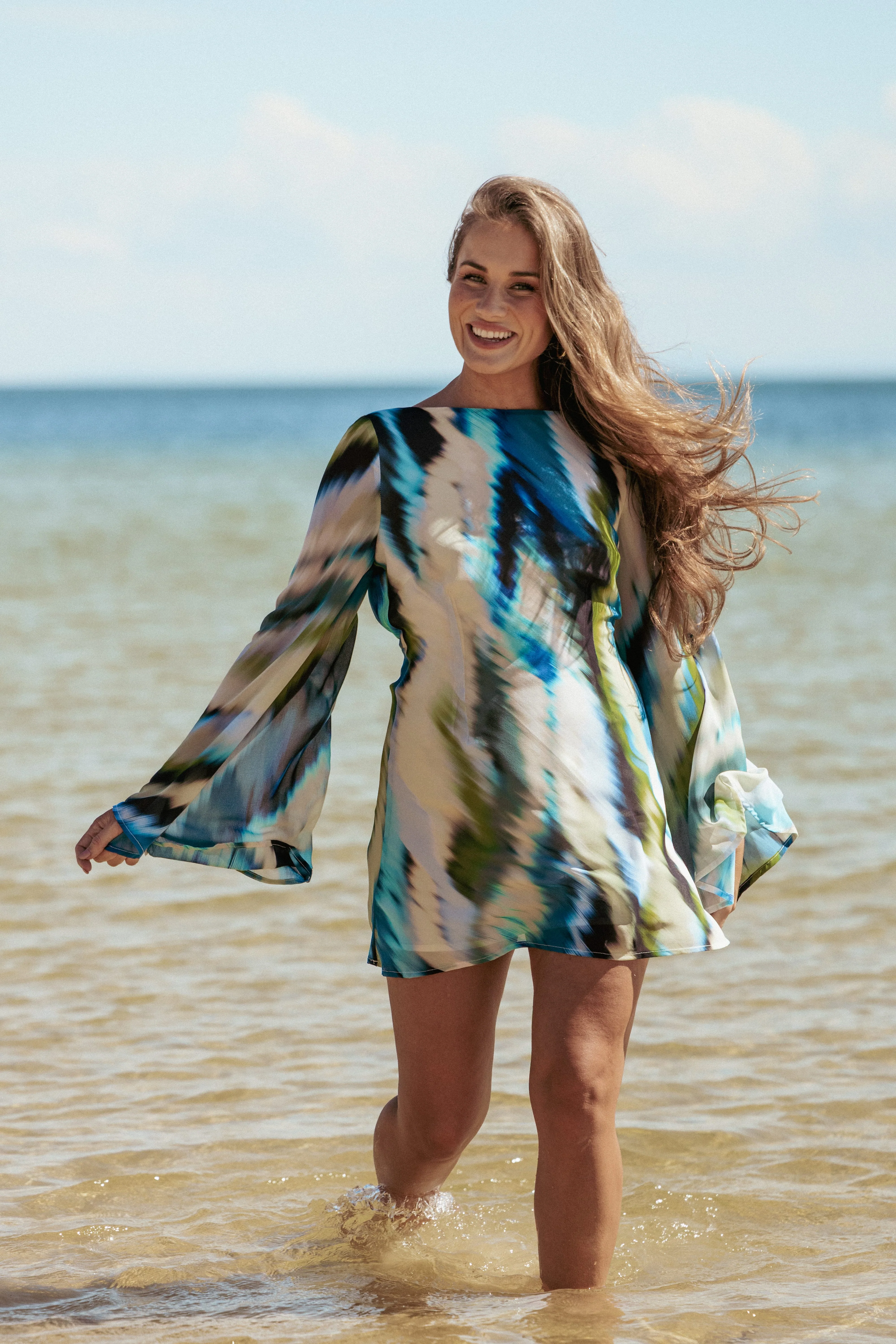 Kimber Mini Dress - Mirage Print - Image 9