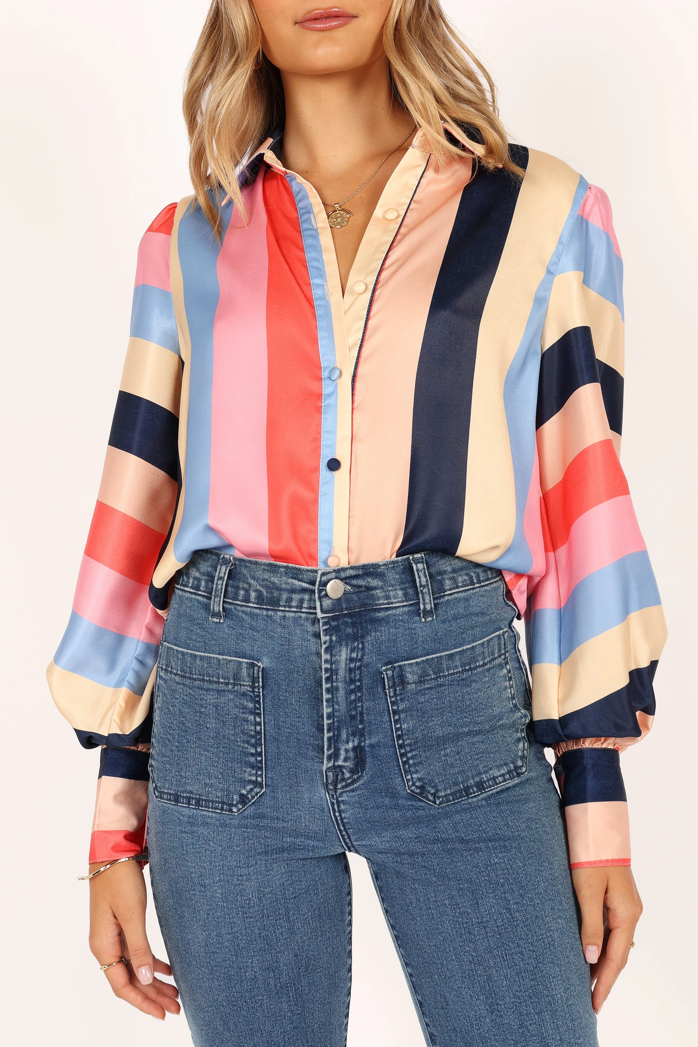 Kimmy Shirt - Multi Stripe - Image 8
