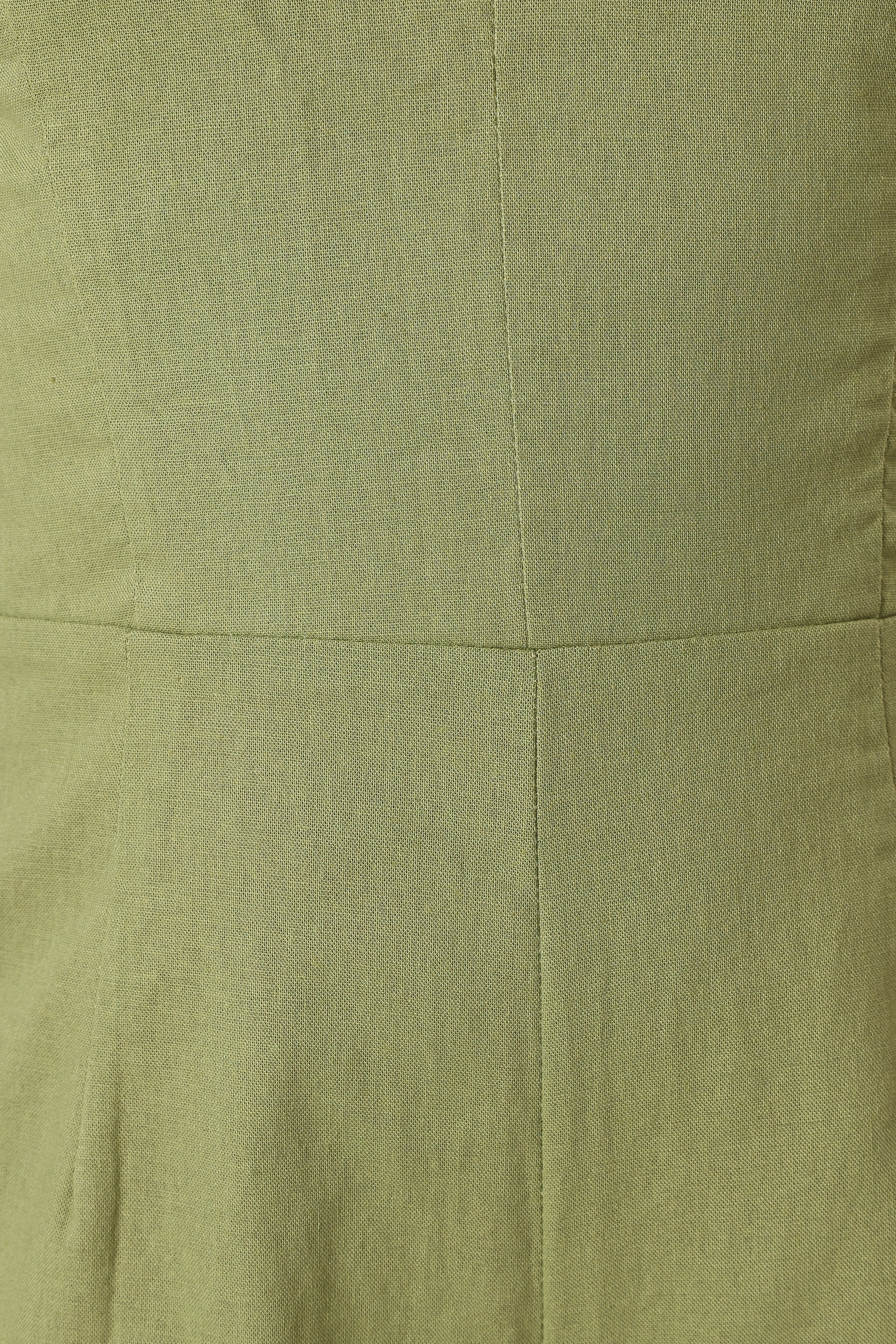 Kourtney Halterneck Jumpsuit - Olive - Image 6